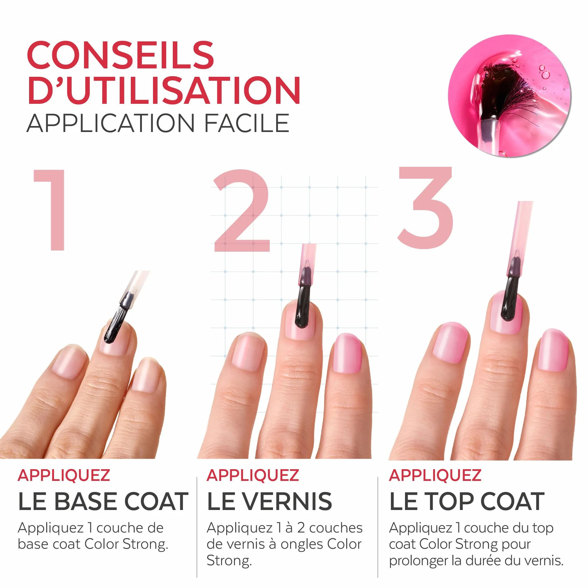 PODERM Vernis Durcisseur Ongles Gloss Éclat Répare Renforce Ongles Abîmés Fragilisés Biotine Silicium Kératine