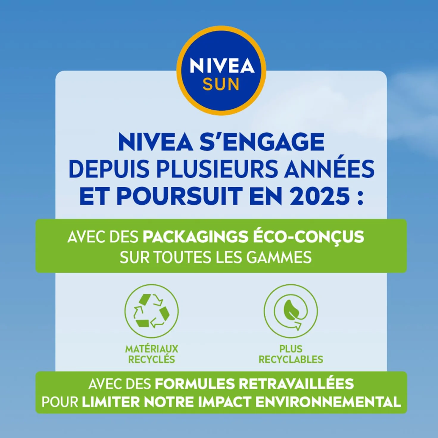 NIVEA SUN Crème Solaire Visage FPS50+ 40 ml