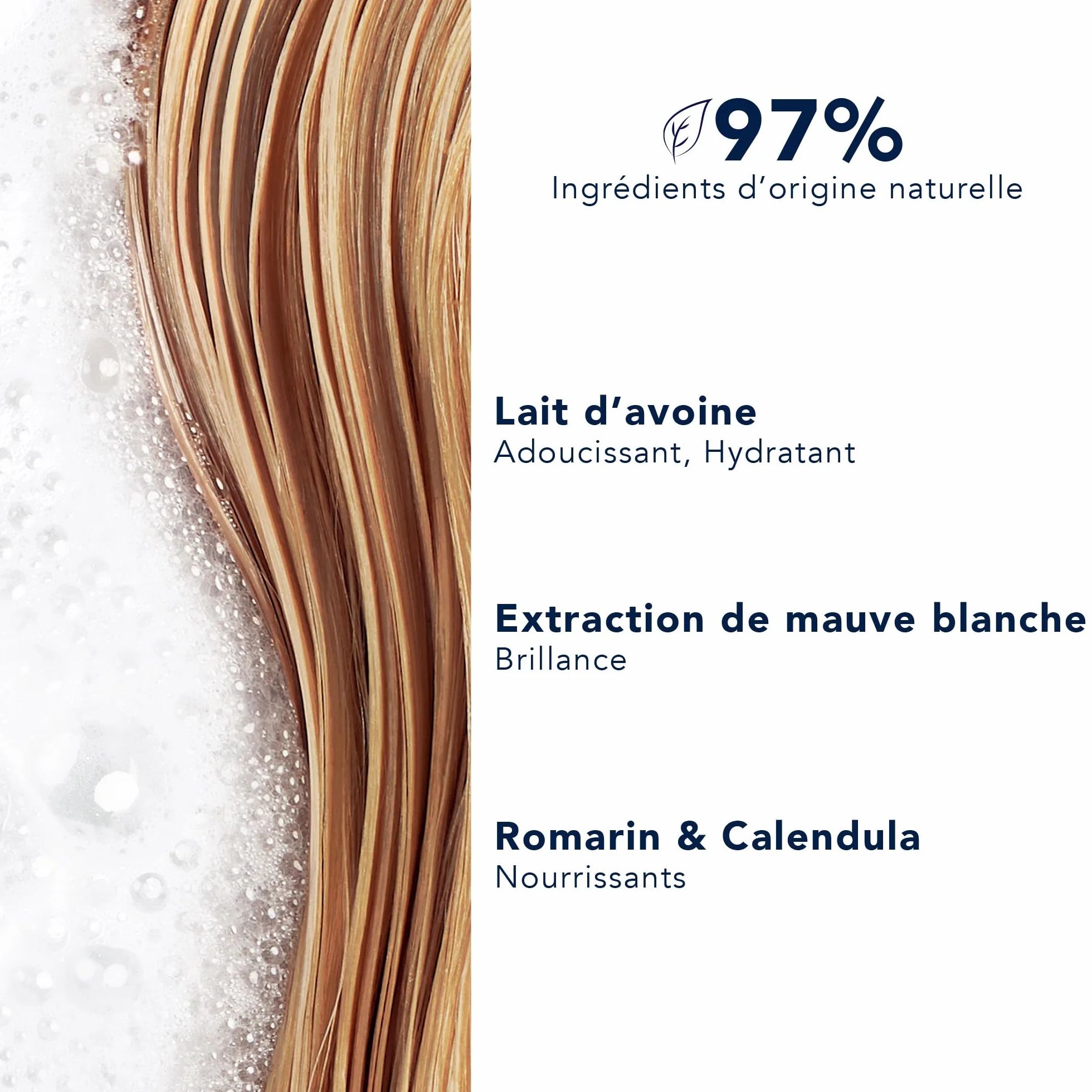Phyto Paris Lait Démêlant Express Soin Sans Rinçage Cheveux Anti-Frisottis Hydratation Brillance Lait d'avoine Mauve Blanche 3 ans