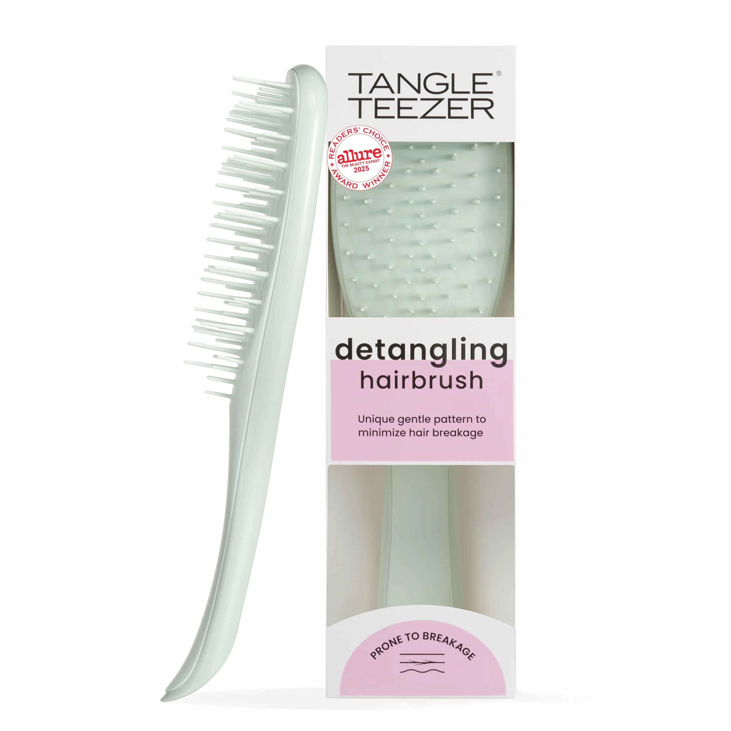 Tangle Teezer Ultimate Detangler Extra Douce Brosse à Cheveux Secs et Mouillés Picots Espacés Démêlage Efficace