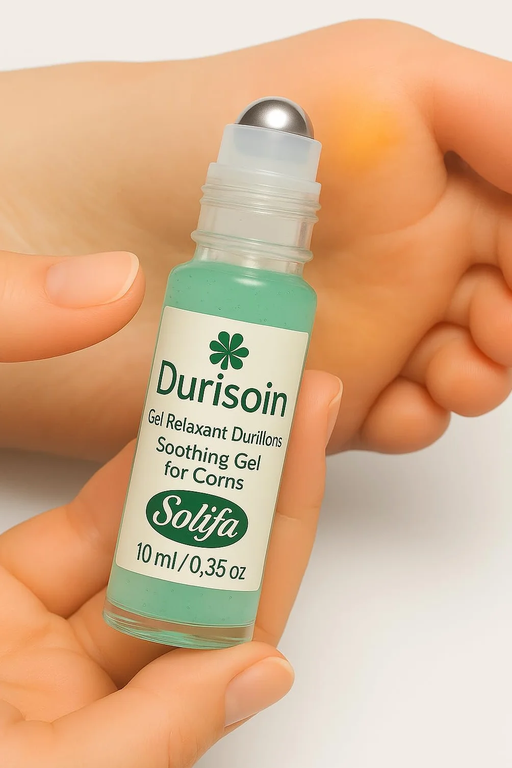 Duri'soin Roll On Gel Durillons et Cors aux Pieds Huiles Essentielles 10 ml