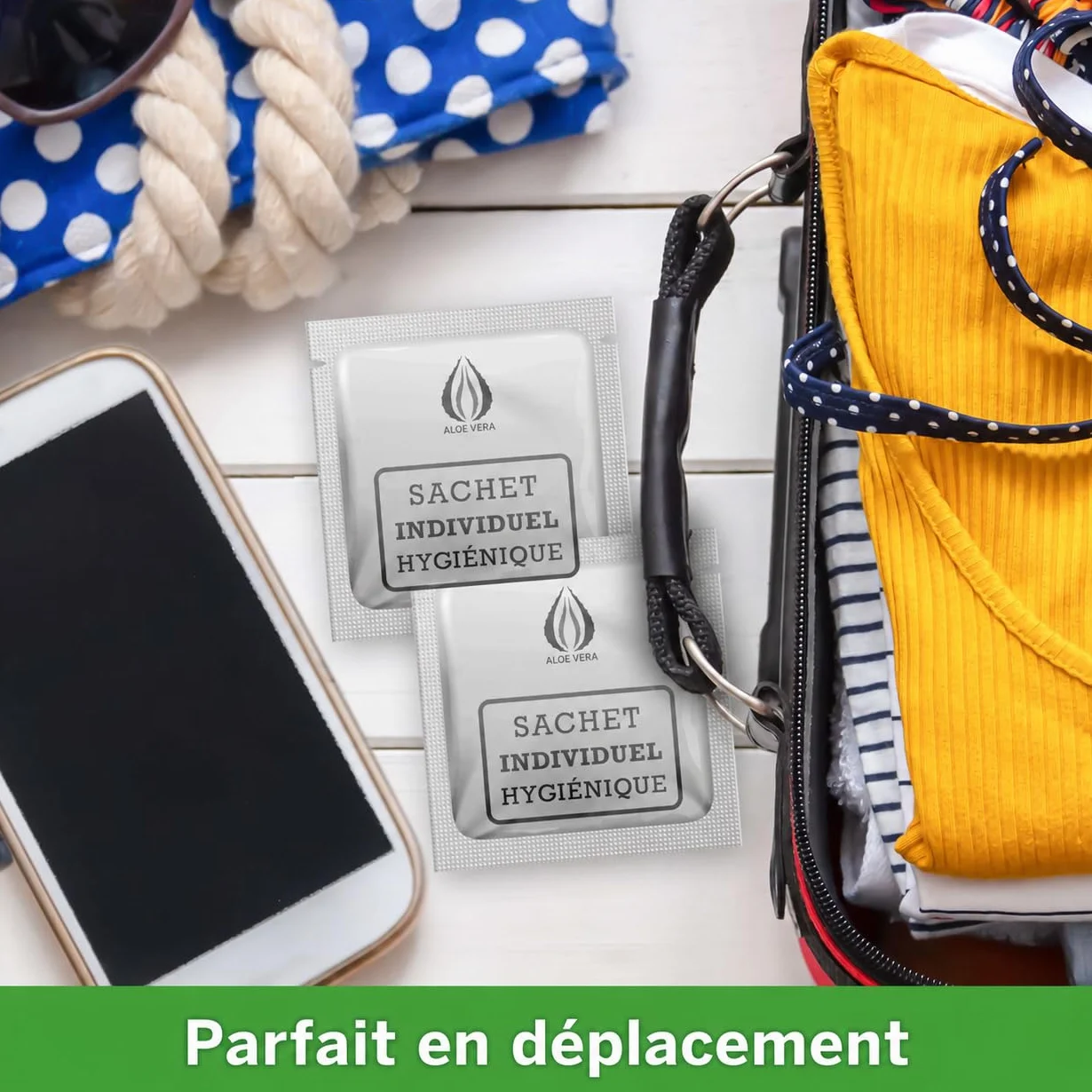 Ocuvers Lingettes nettoyage yeux hygiène paupières acide hyaluronique Aloe Vera yeux secs orgelet inflammation