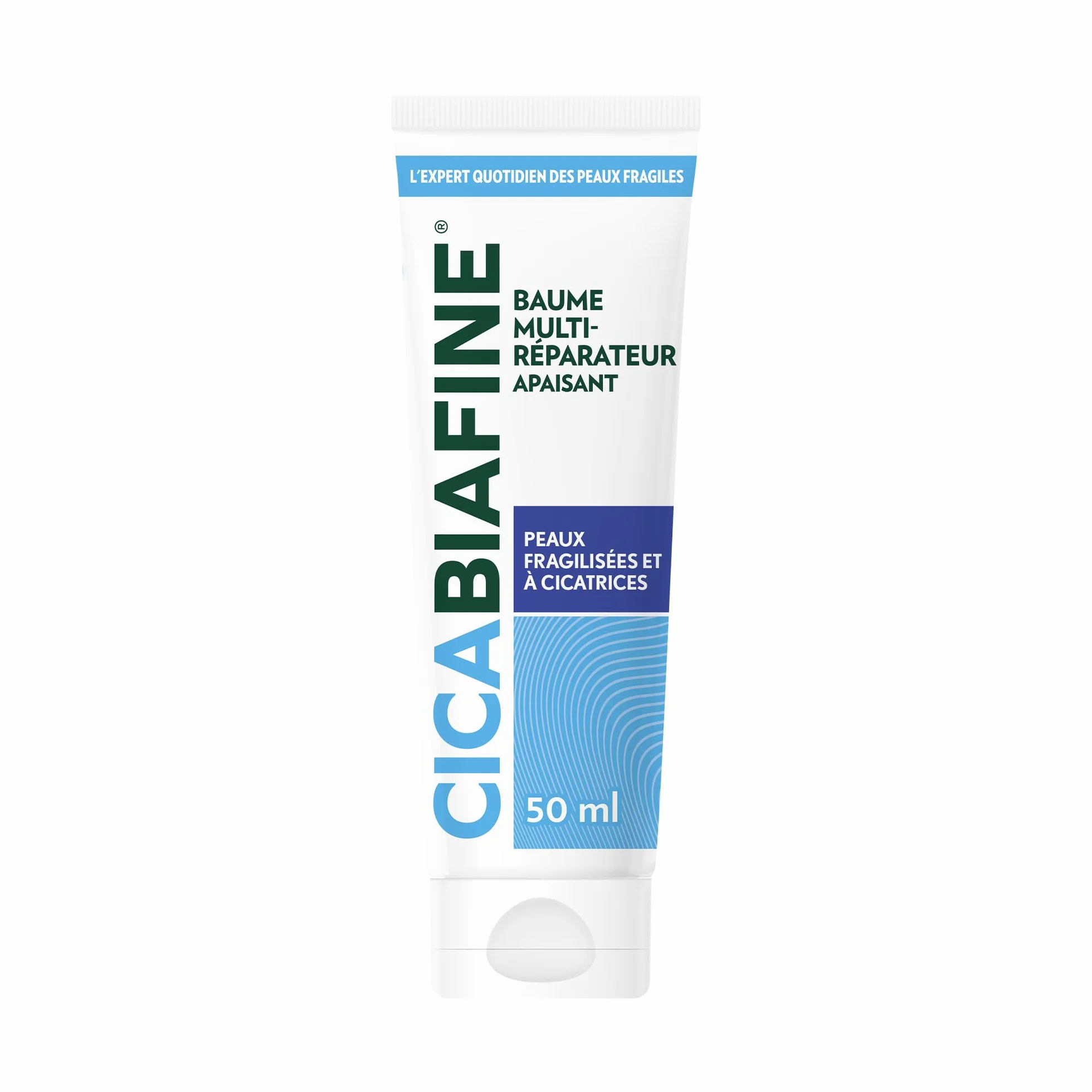 Cicabiafine Baume Multi-Réparateur Apaisant 50 ml Hydratant Peaux Fragilisées Cicatrices Glycérine Panthénol Acide Hyaluronique Centella Asiatica