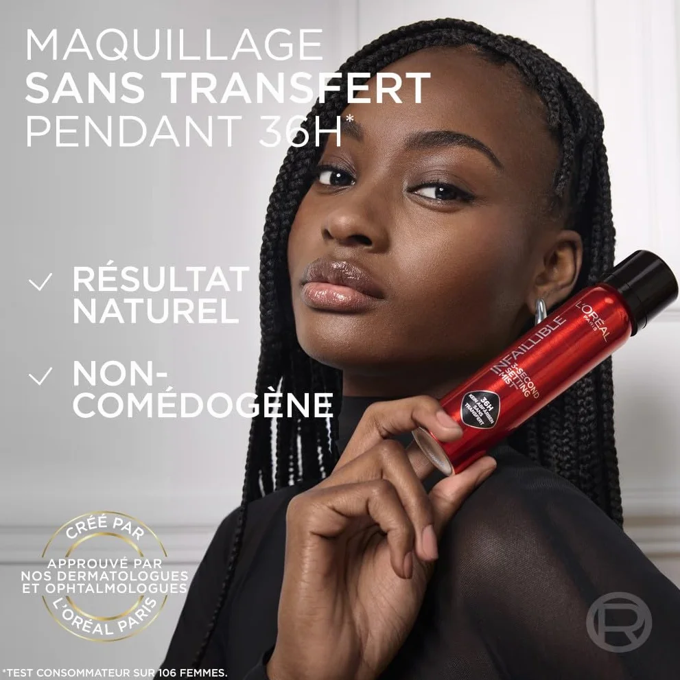 L'Oréal Paris Fixateur de Maquillage Waterproof Infaillible Tenue 36h Format XL 150 ml