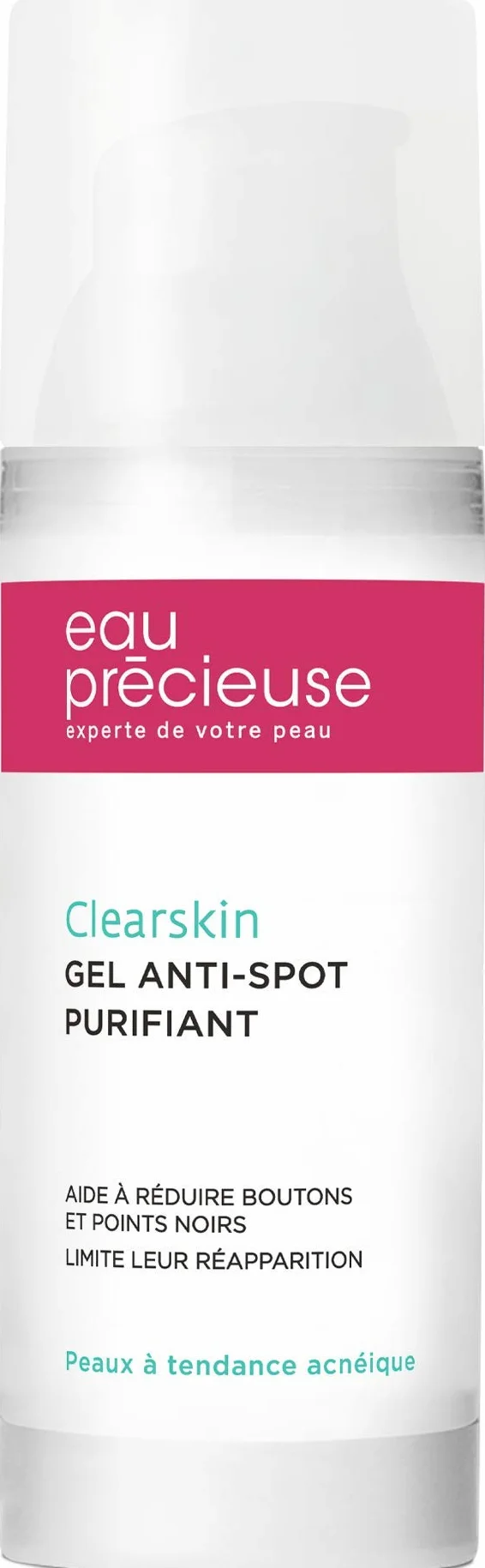 Eau Précieuse Gel Anti-Bouton Purifiant Clearskin Soin 2-en-1 Peaux Acnéique 50 ml