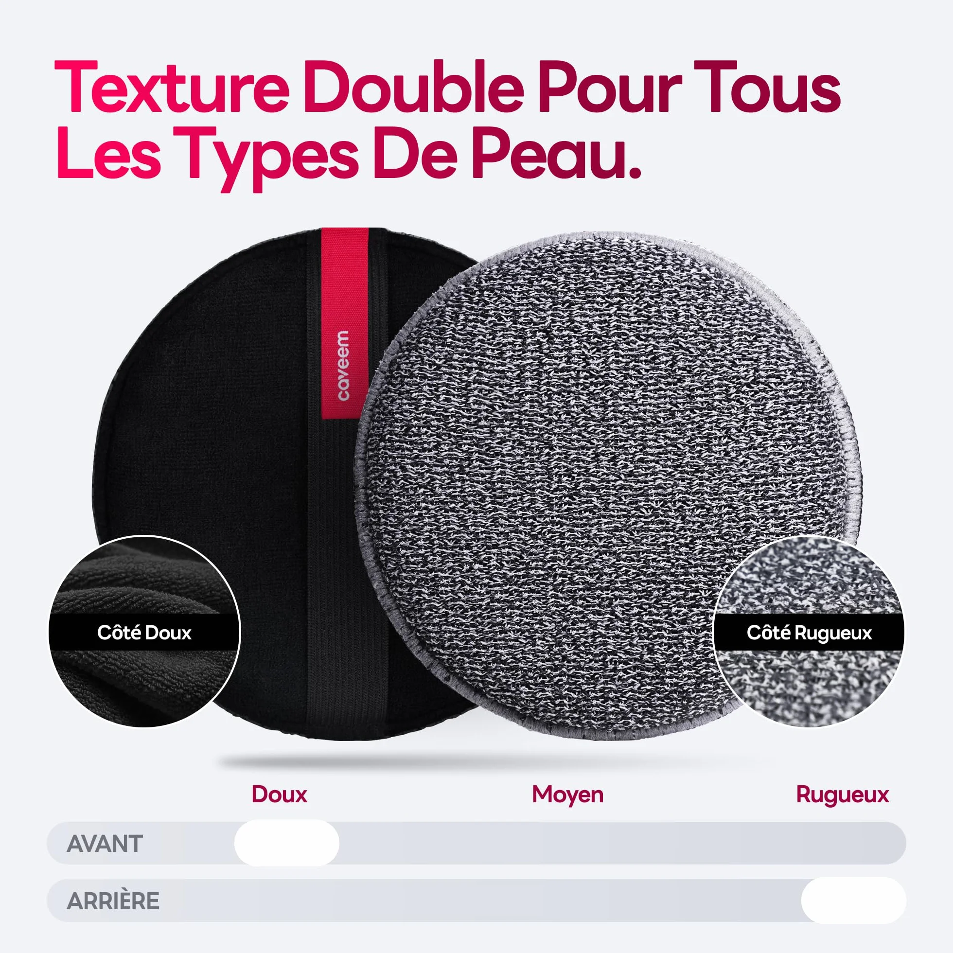 Caveem Éponge exfoliante corps lot de 2