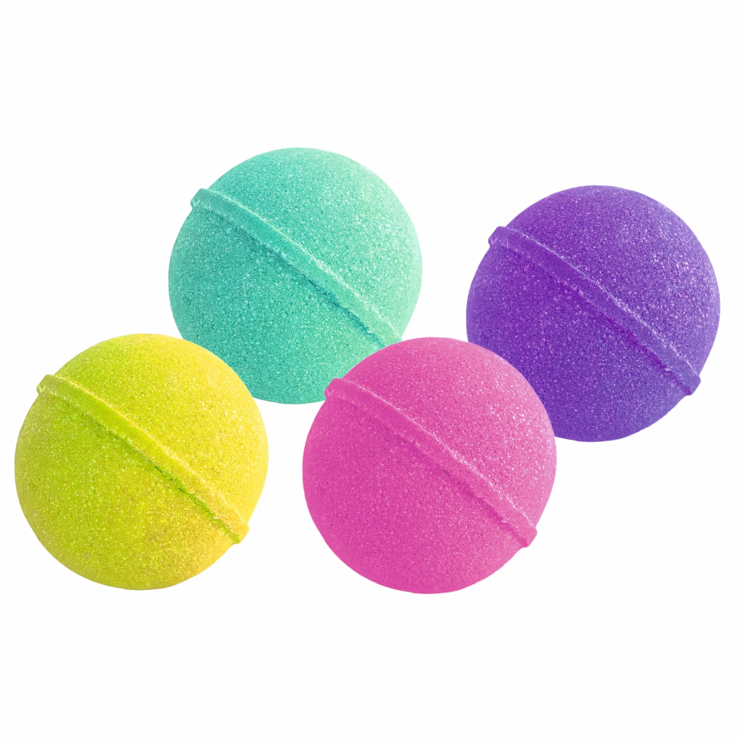 INKEE GALUPY UNICORN Pack de 4 Bombes de bain enfant 4 couleurs parfum Chewing-gum huile Jojoba 4x50g