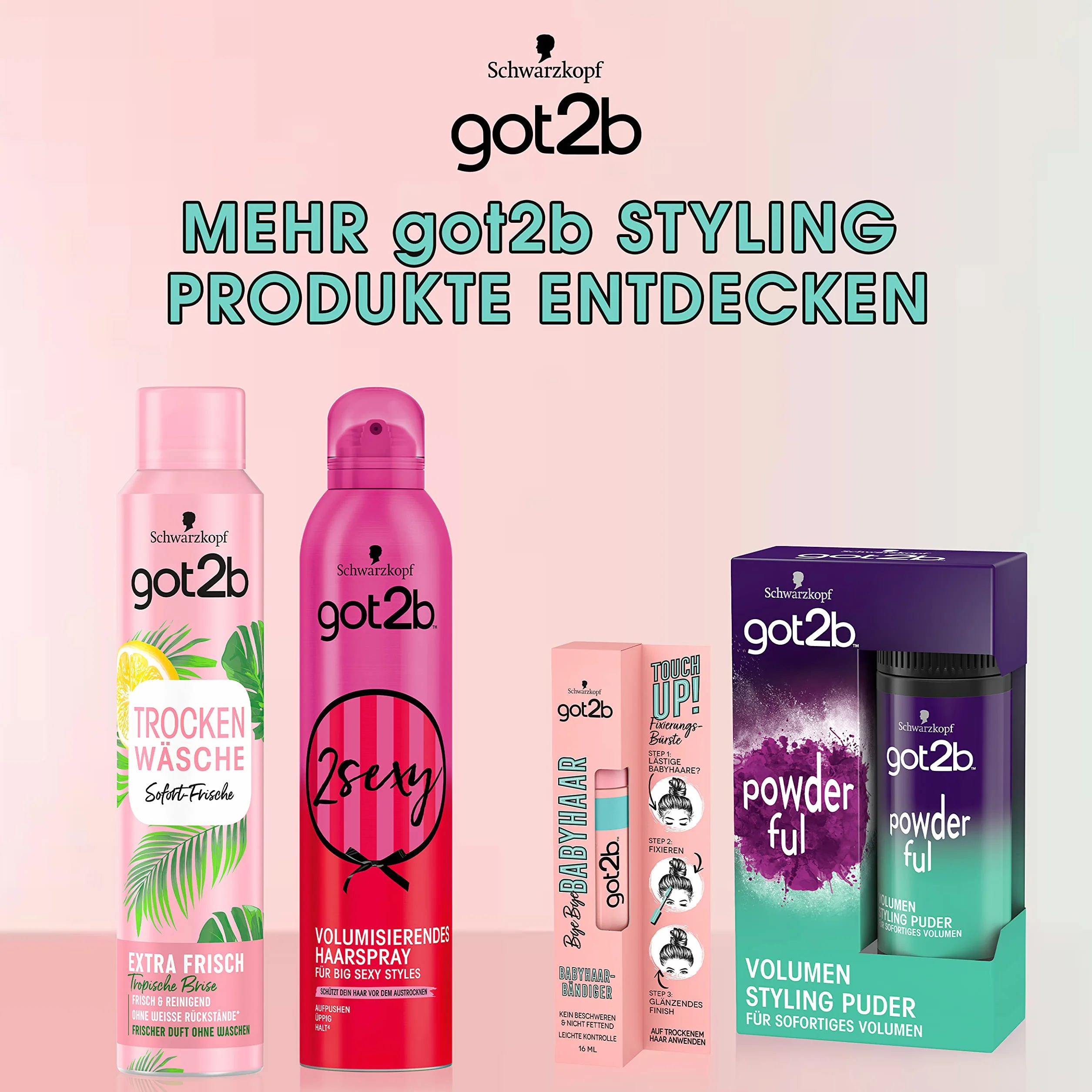 Schwarzkopf got2b Bye Bye Baby Hair Mascara 16 ml