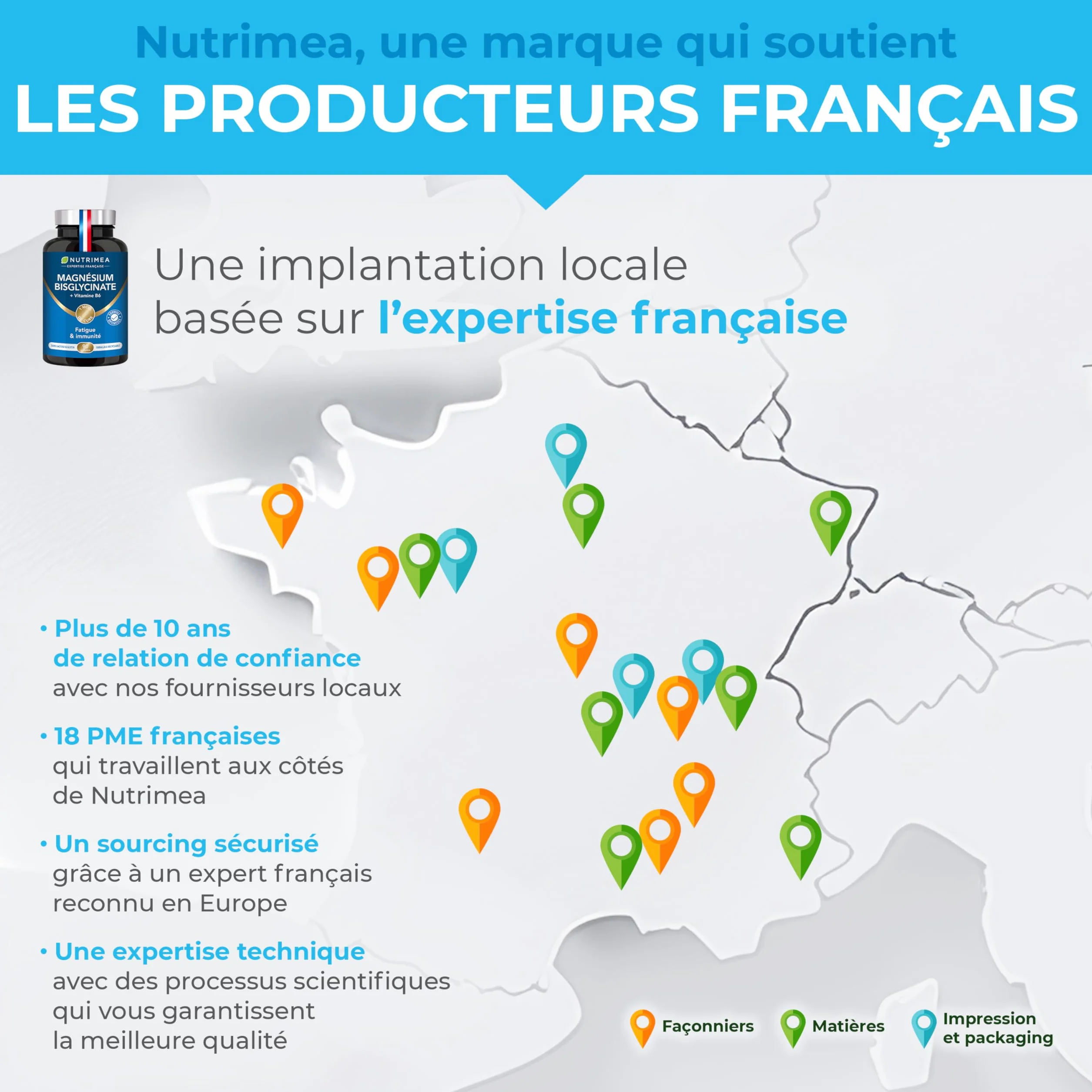 Nutrimea Collagene Marin Types I & II Brevetés 900 mg 90 Gélules Vitamines A C E Végétales Fabriqué en France