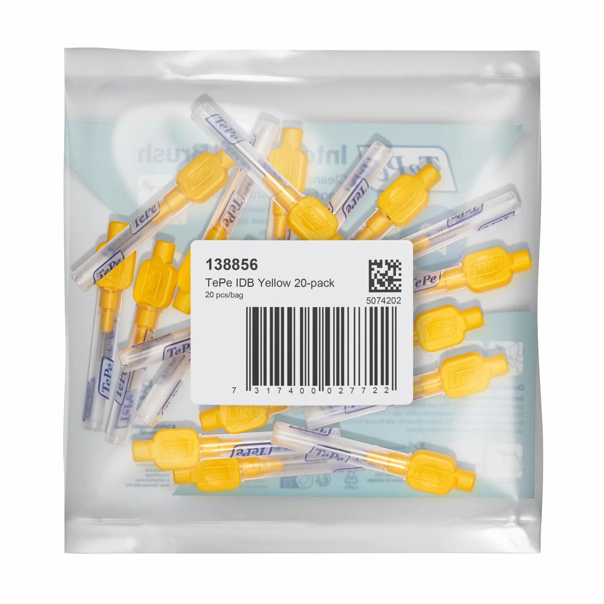 TePe Brossettes Interdentaires Originales Jaune 0.7mm ISO 4 8pcs