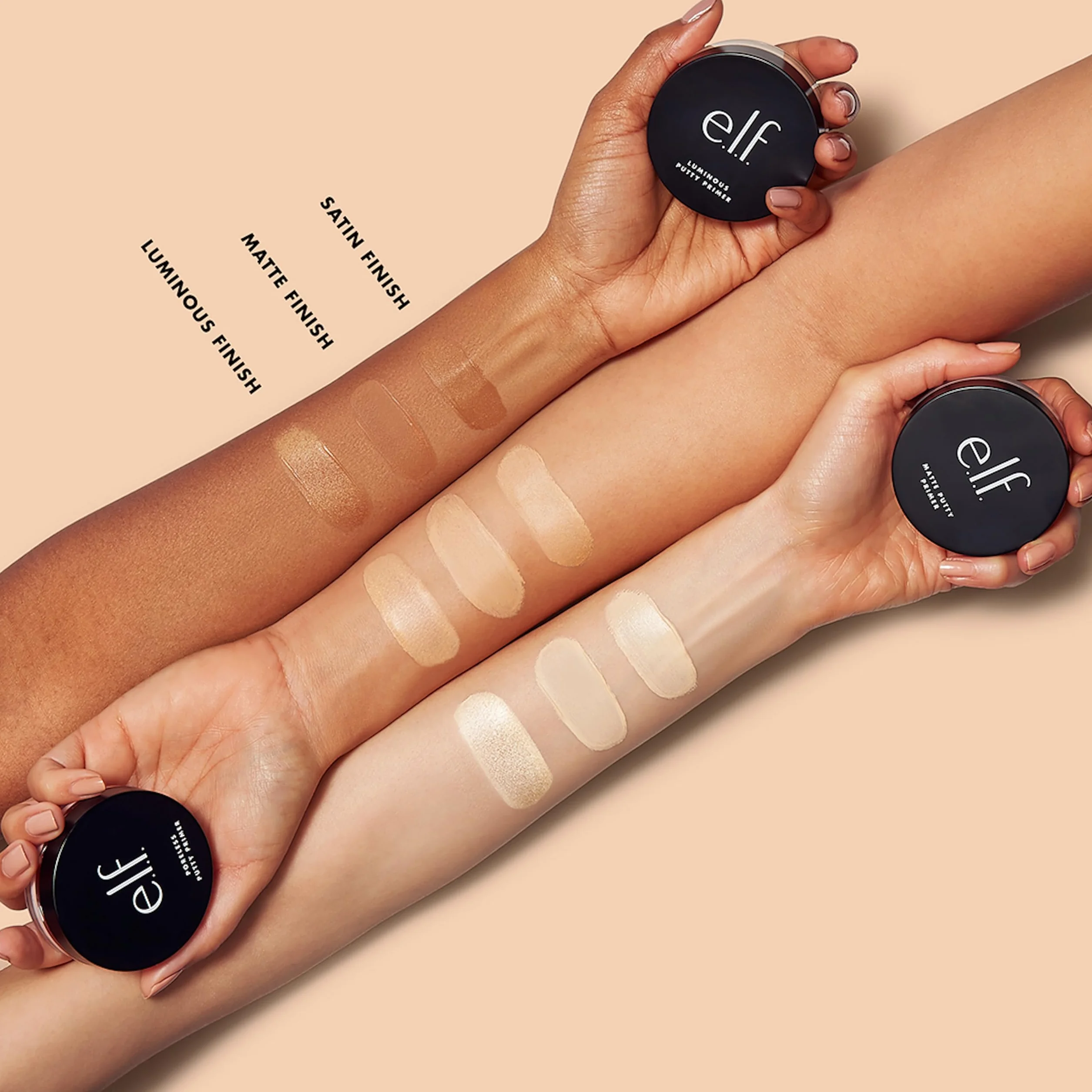 e.l.f. cosmetics - Mat Putty Primer | La base matifiante pour le visage absorbe le sébum pour une peau sans brillance