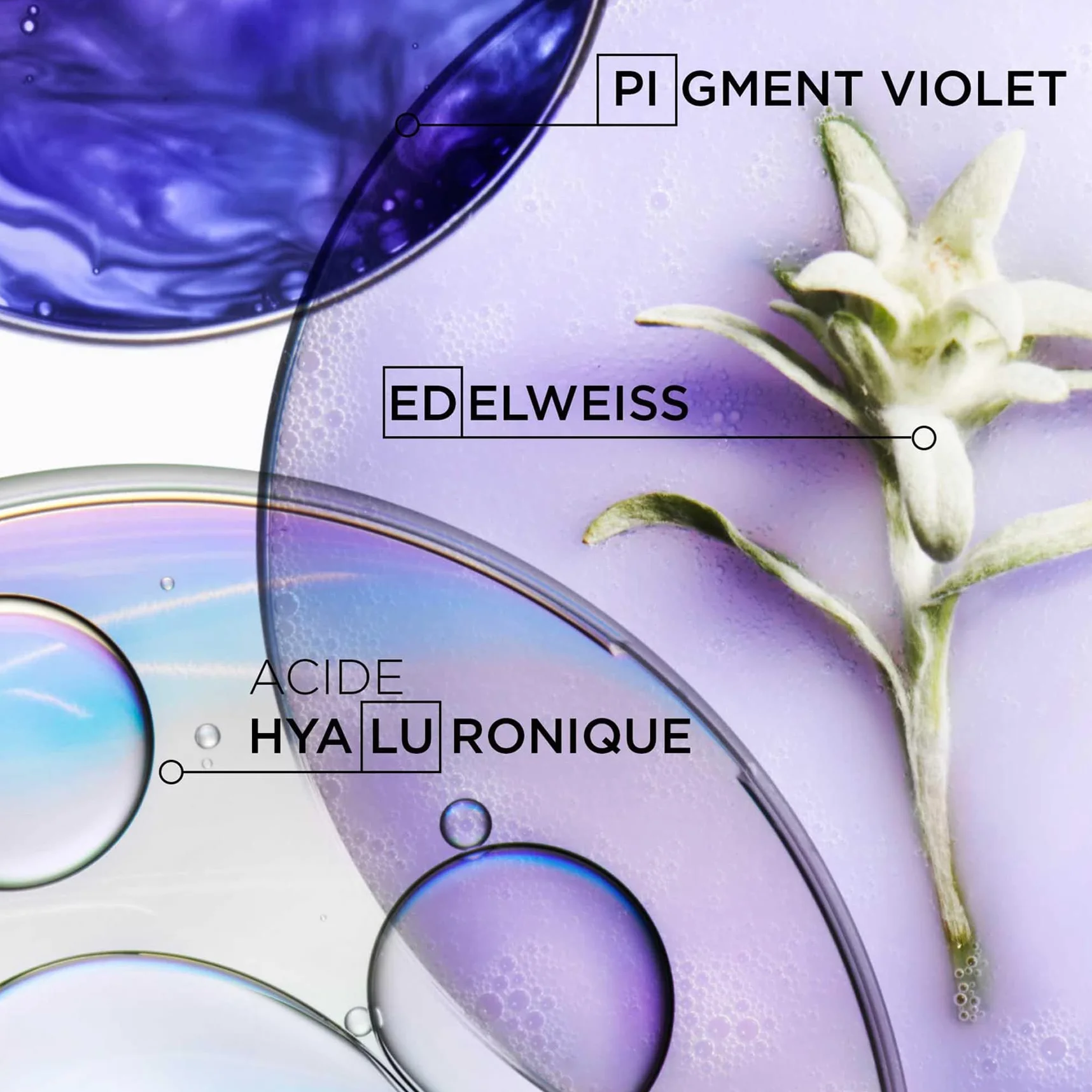 KÉRASTASE Blond Absolu Masque Capillaire Ultra-Violet Nourrissant Anti-Reflets Jaunes Acide Hyaluronique Edelweiss Cheveux Blonds Décolorés Méchés 200 ml