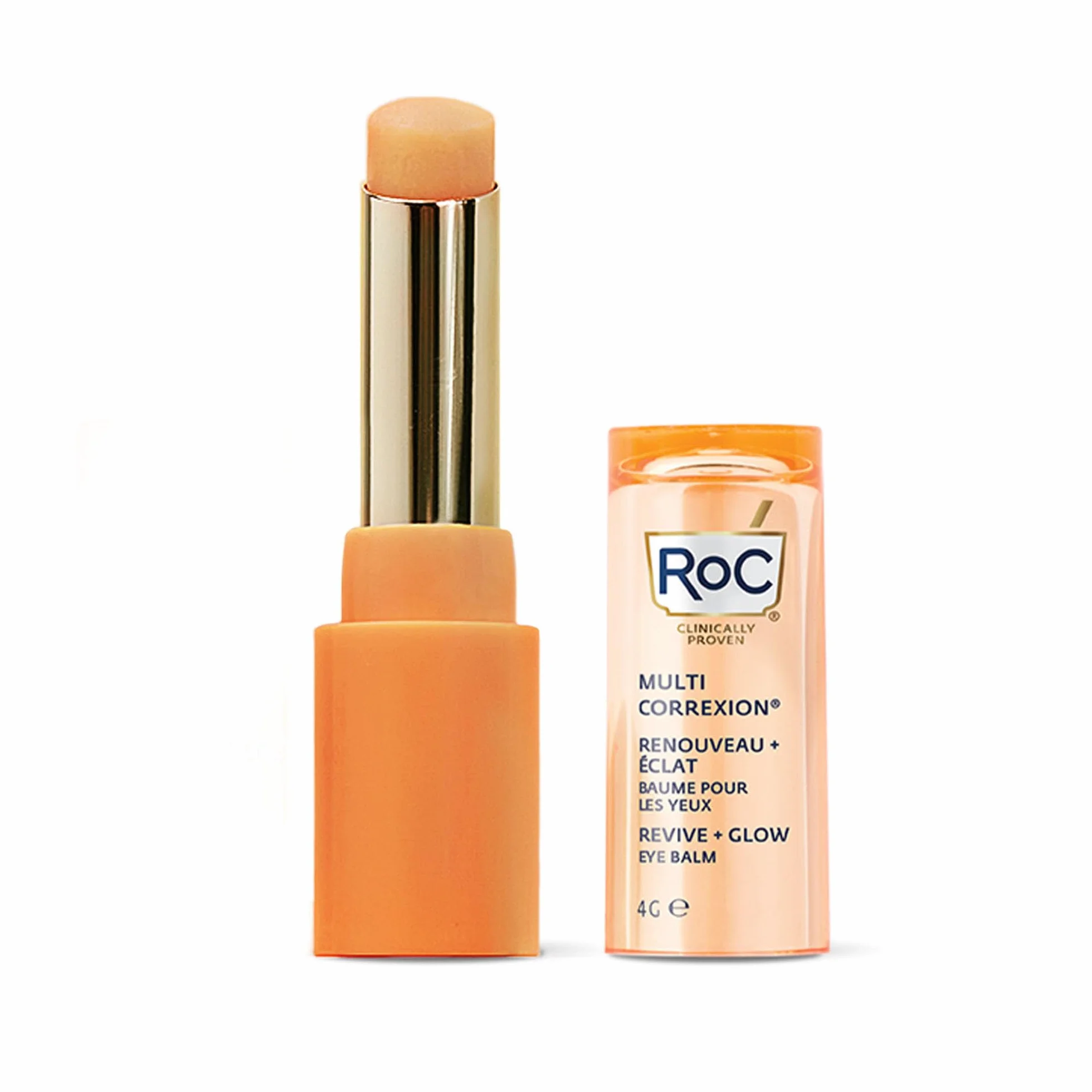 RoC Multi Correxion Renouveau + Eclat Baume pour les yeux Vitamine C Hypoallergénique 4 g