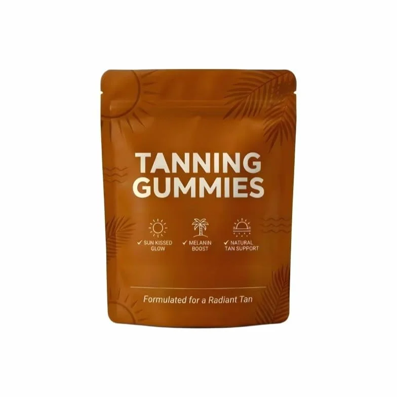 Gummies bronzantes - Peau saine et radieuse, soutien à la vitalité et hydratation pour un éclat naturel, bronzant - sans OGM - végétalien et sans sucre