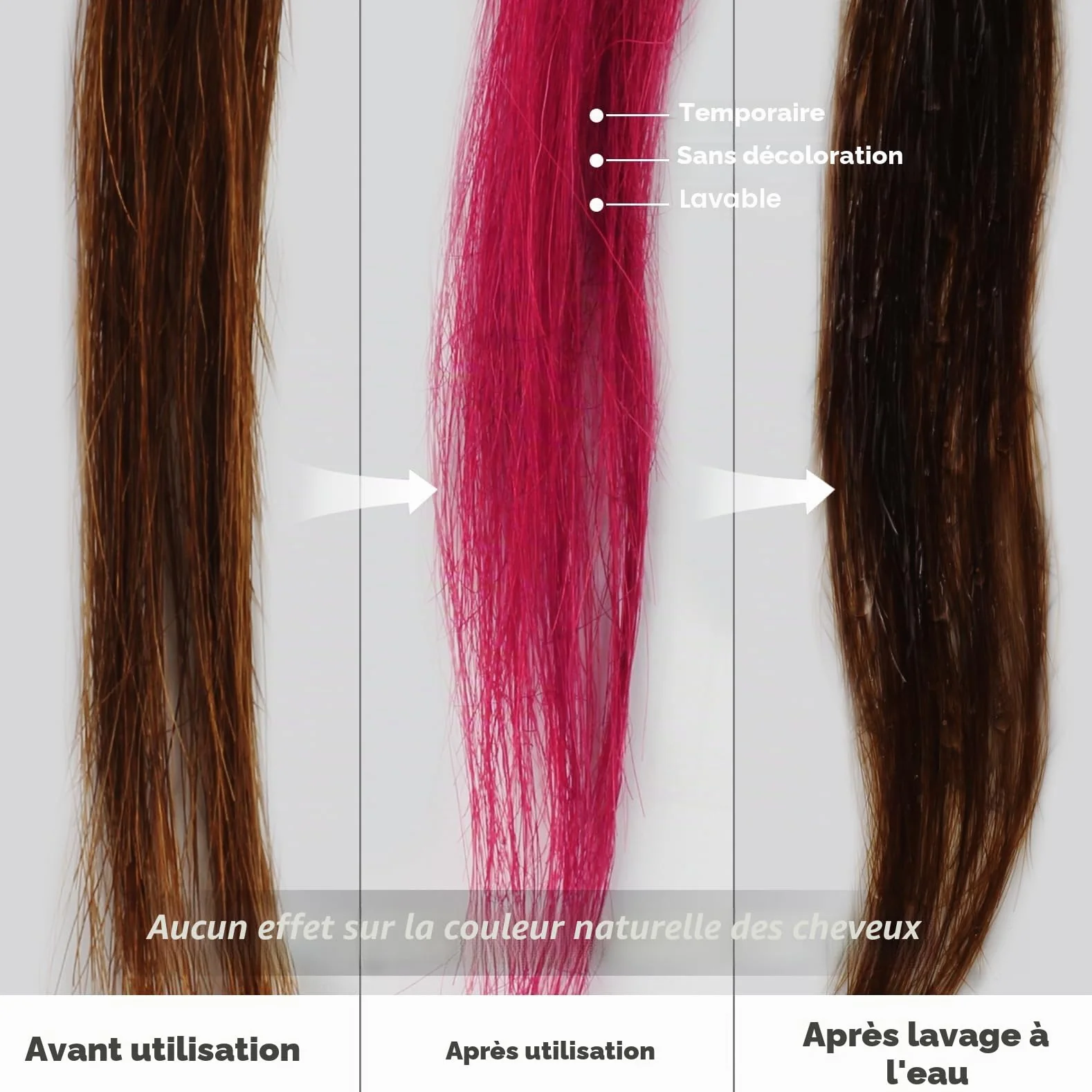 Cire Colorante Temporaire Cheveux 4.23 oz Rouge Facile À Laver Cosplay Adulte