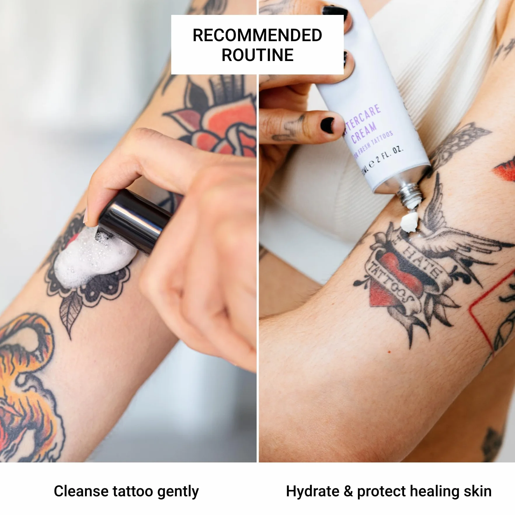 Stories & Ink Tattoo Aftercare Foam Cleanser Nettoyant moussant soins post-tatouage