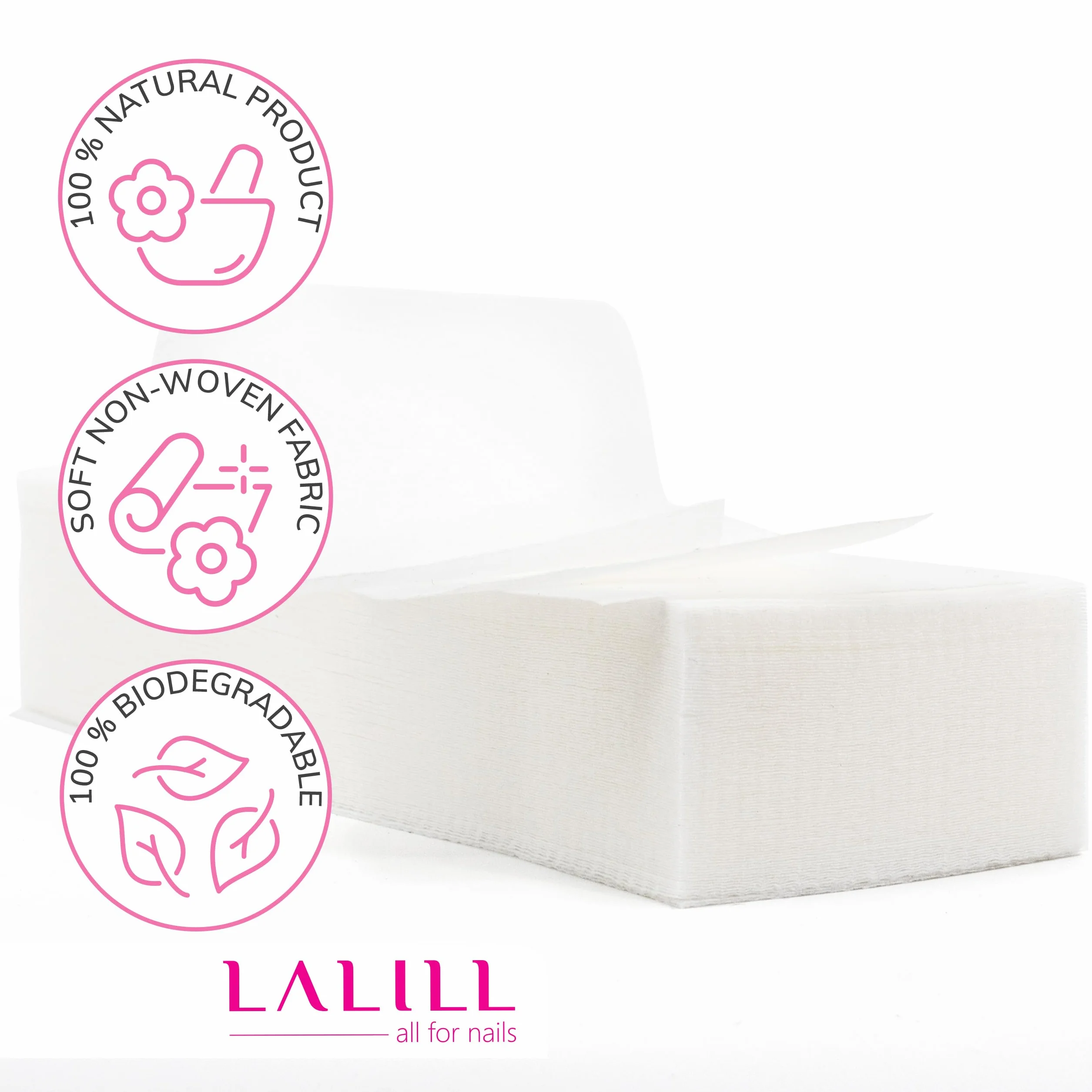 LALILL Bande de Cire Epilation 100 Pièces - Visage, Corps, Maillot - Bandes Non Tissées pour Cire Chaude, Épilation à Froid