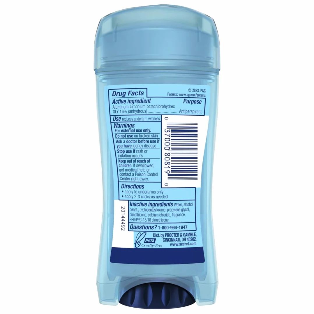 Outlast Xtend Clear Gel Protecteur Poudre de Protection Anti-transpirant et Déodorant pour Femme 6 Oz Lot de 2