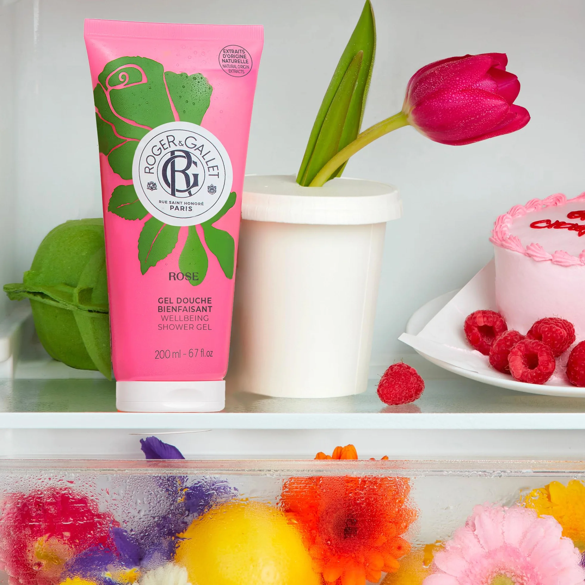 Roger&Gallet Gel Douche Bienfaisant Néroli Enrichi Essence naturelle Aloe Vera Hydratant Apaisant