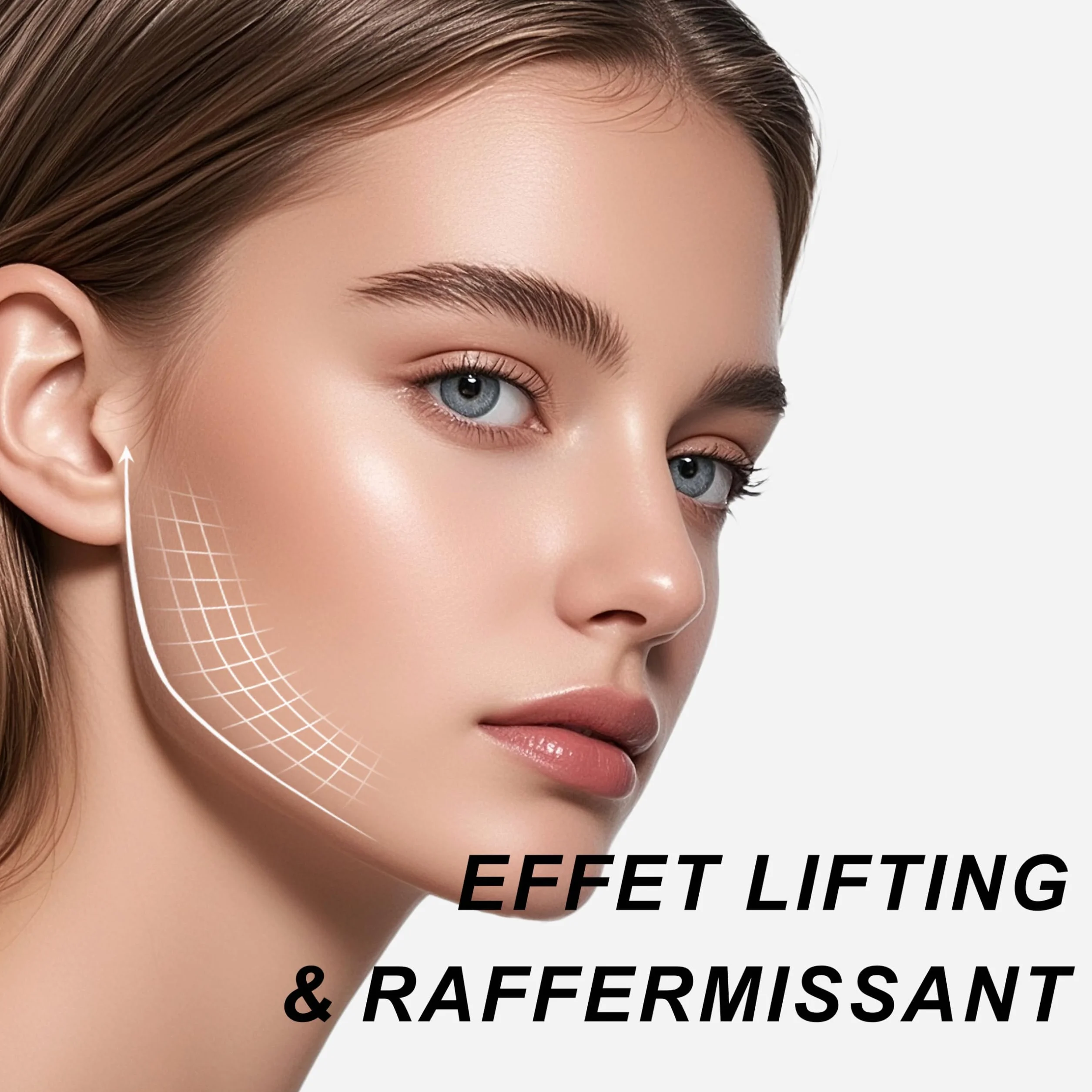 Masque visage en collagène 8 paquets, hydrogel hydratation apaisement soins peau