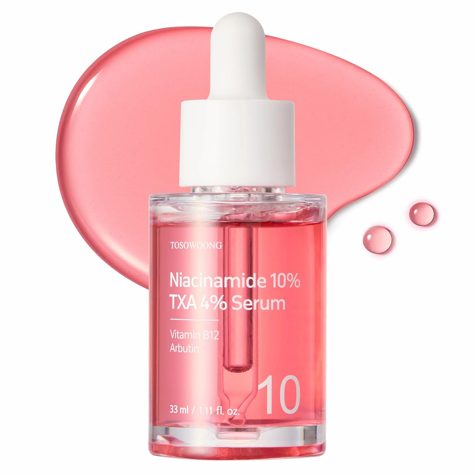 Sérum à 10% de Niacinamide + 4% d'acide tranexamique, 2% d'arbutin, acide hyaluronique, Sérum facial TXA, Soin de peau coréen, 33ml