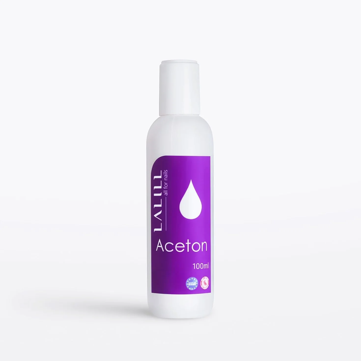 Set Cleaner Ongles Dégraissant 100 ml + Dissolvant à L'acétone 100 ml - Gel Polish Remover - Acétone UV