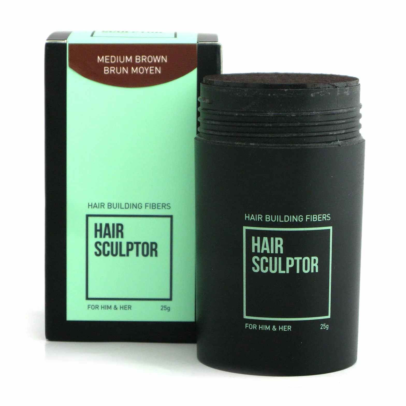 Sibel Hair Sculptor Hair Building Fibers Medium Brown 25gr-fibres épaississantes