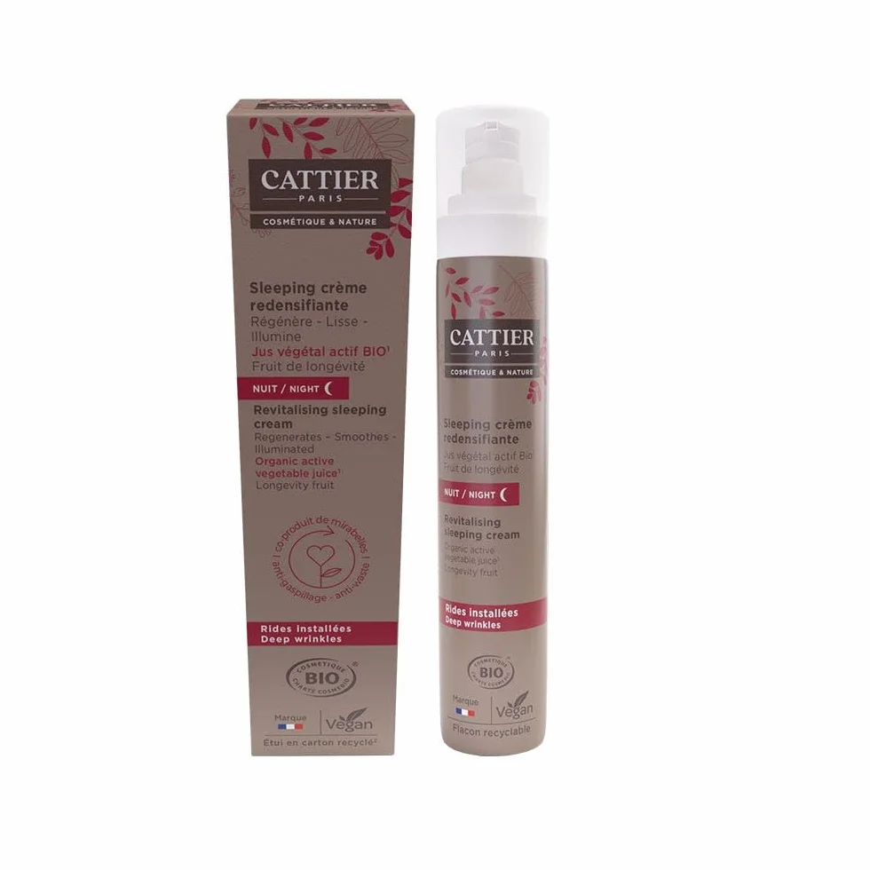 Cattier - Sleeping Crème Redensifiante Bio - 50ml