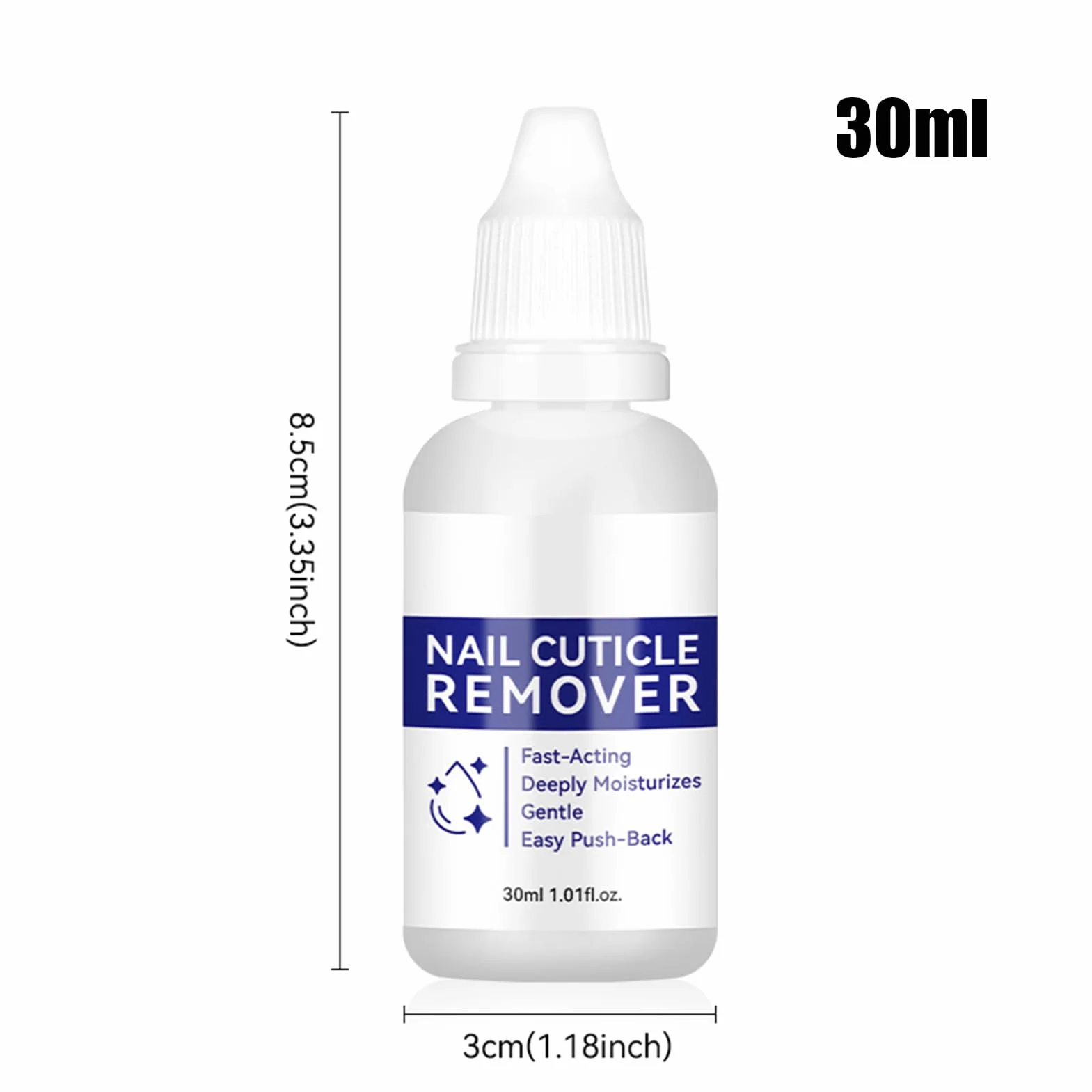 Adoucisseur de cuticule 30 ml Dissolvant de cuticules Soin des ongles