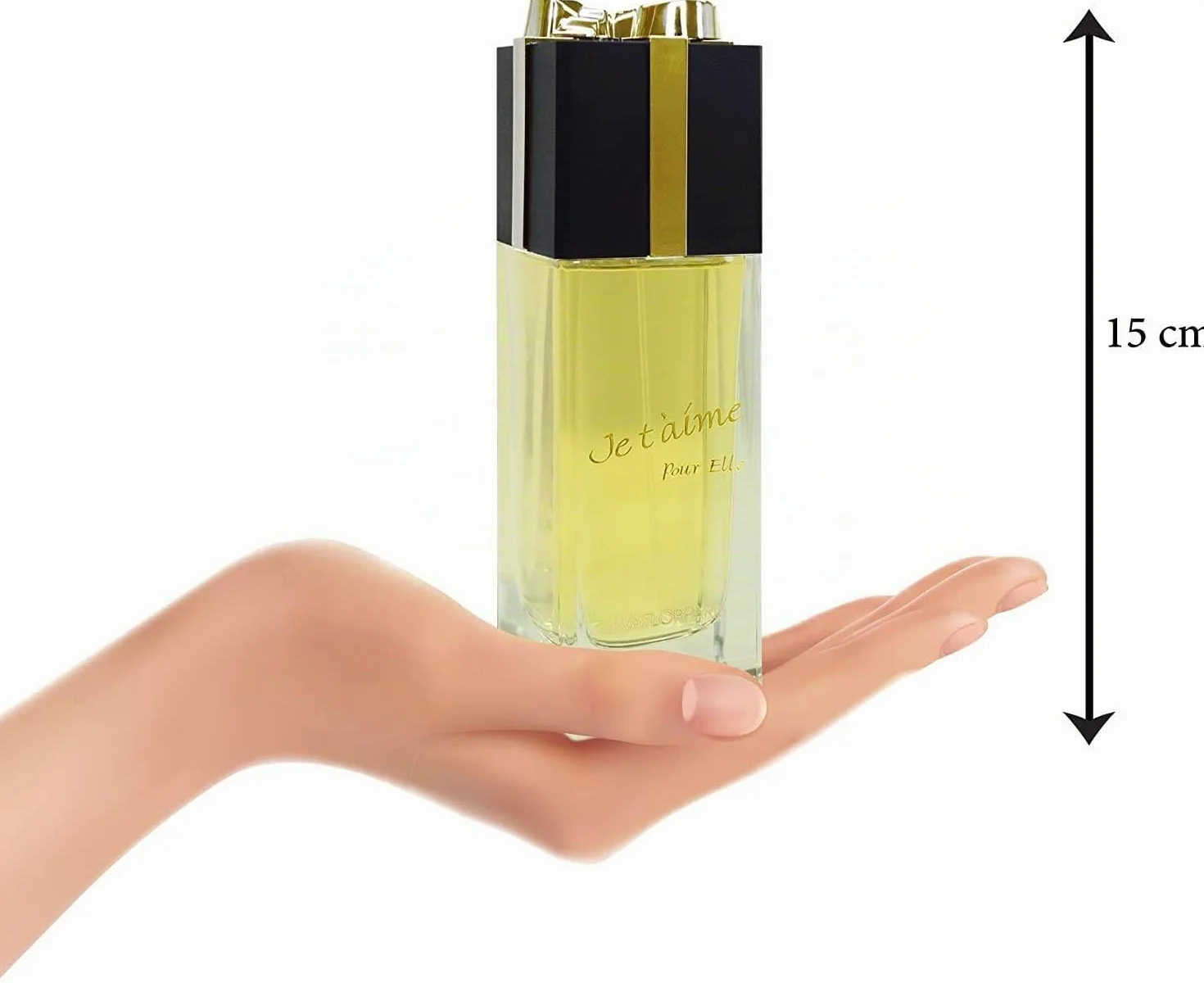 JE T'AIME pour Elle Coffret pour Femme Eau de Parfum 100 ml + Miniature 10 ml + Serviette Éponge Vaporisateur Spray Parfum Cadeau • EVAFLORPARIS