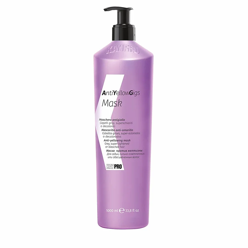 KEPRO Après-shampooing Anti-jaunissement Kay Pro No Yellow Gigs MASK 1000 ml
