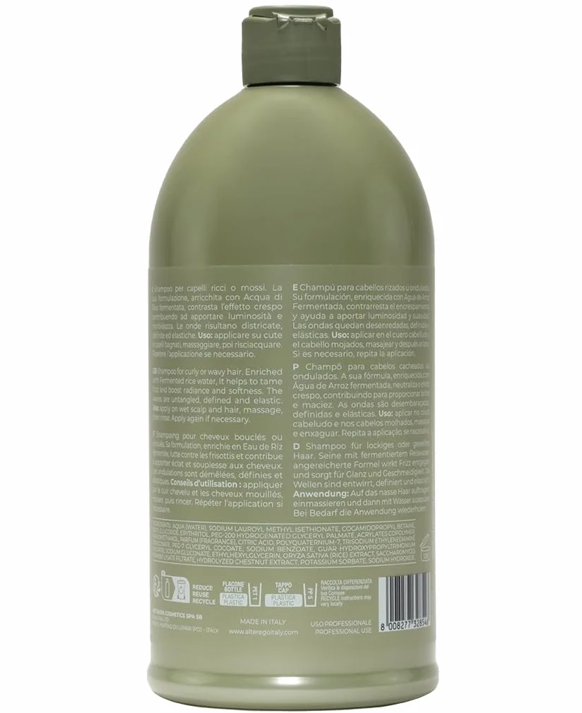 Alterego Curego Curly Shampoo 950ml - shampoing cheveux bouclés ou ondulés