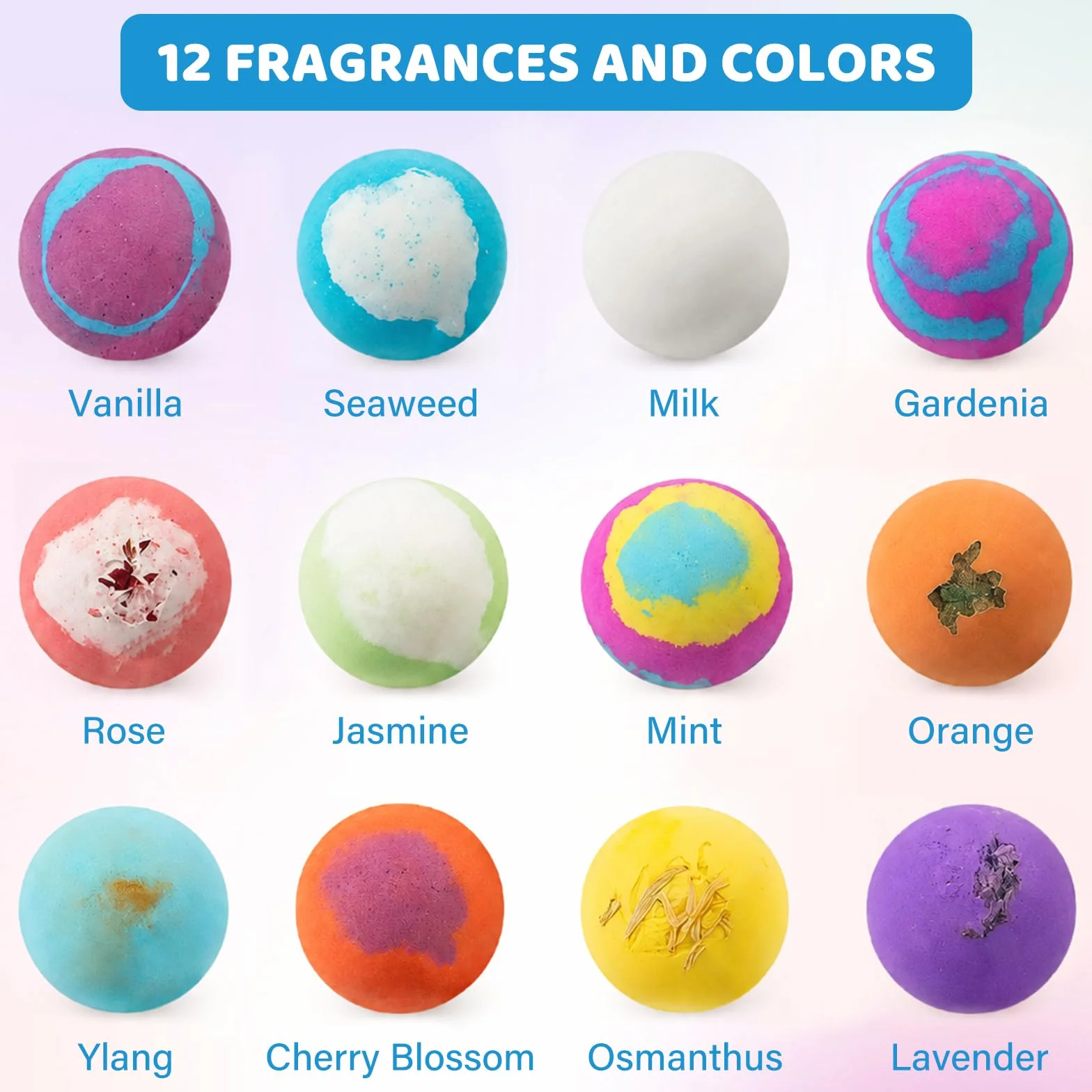 12Pcs Boules De Bain Enfant avec Surprise, Bombe de Bain Enfant, Boules De Bain Naturelles, Bath Bomb Gift, Cadeau Ludique pour Enfants Anniversaire Noël