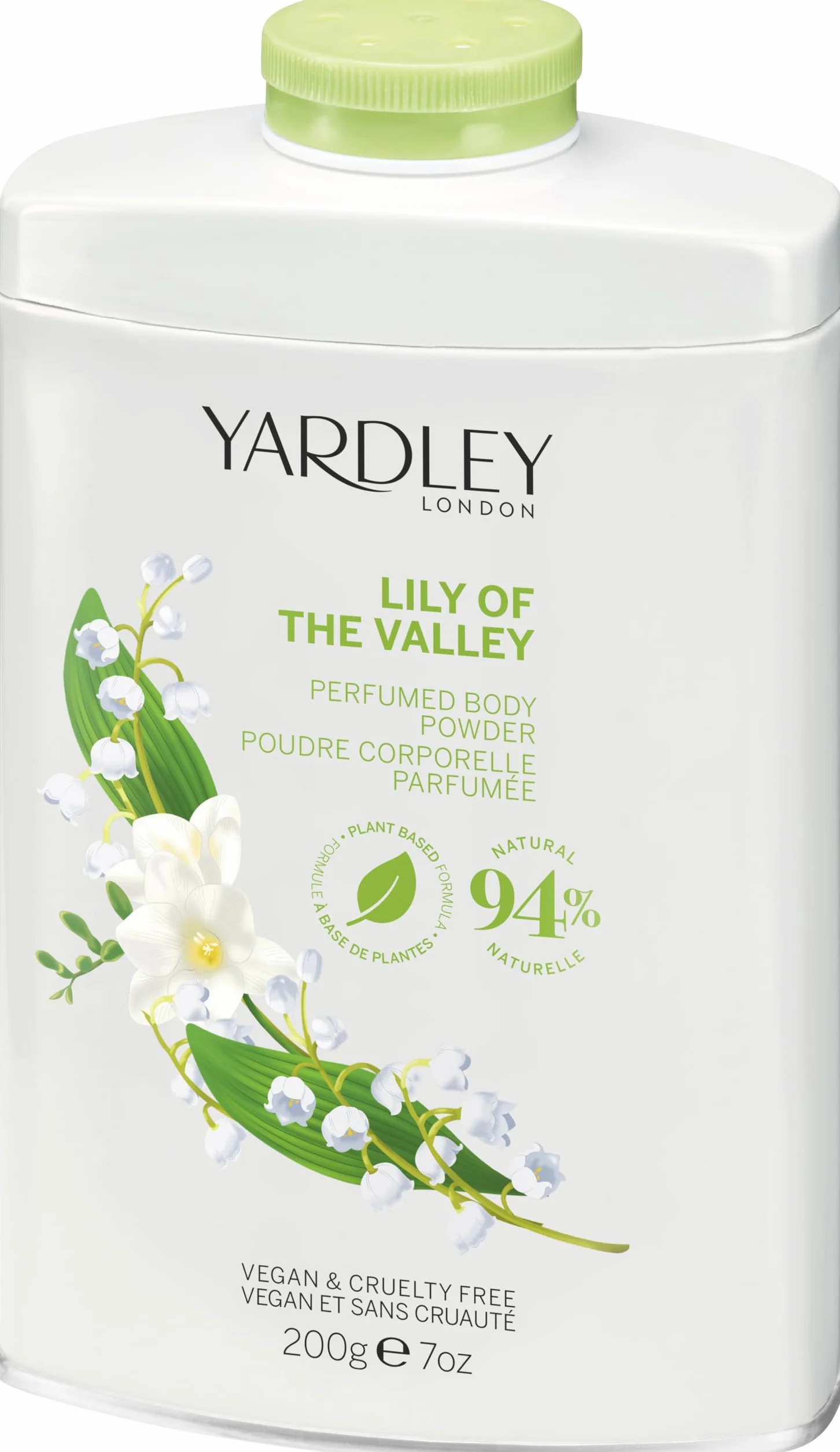 Yardley London Poudre Parfumée pour le Corps Lily of the Valley Talc 200g