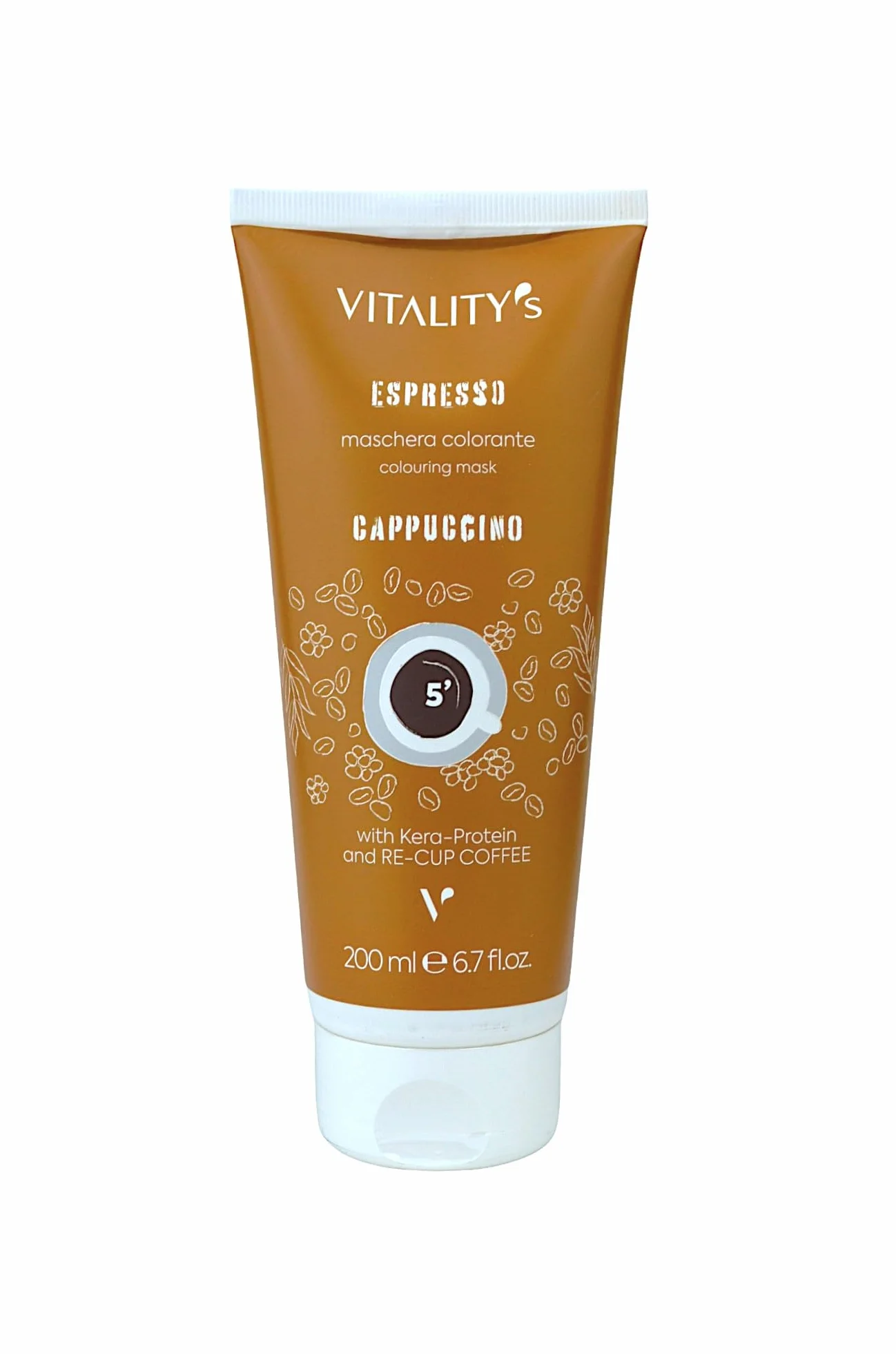 Vitalitys Espresso Cappuccino Baume teinté et soin direct 200 ml