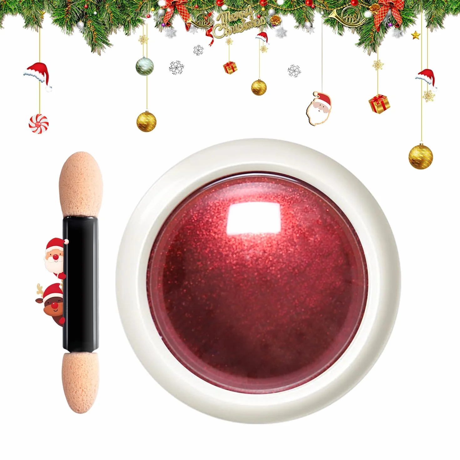 Poudre Chrome Ongle Rouge – Poudre Chromée Effet Miroir pour Ongles Nail Art