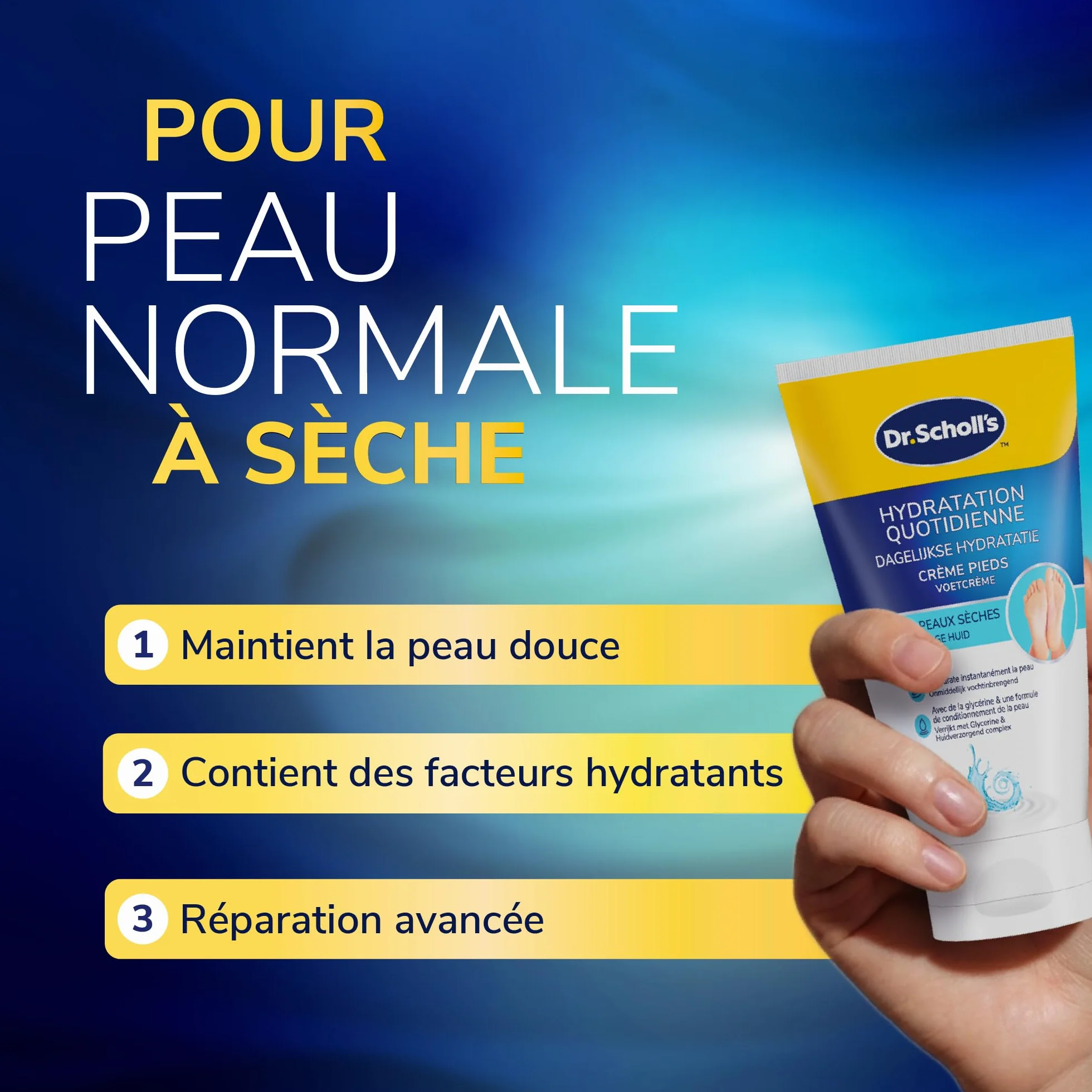 Dr. Scholl's Crème Pieds Hydratation Renforcée 150ml