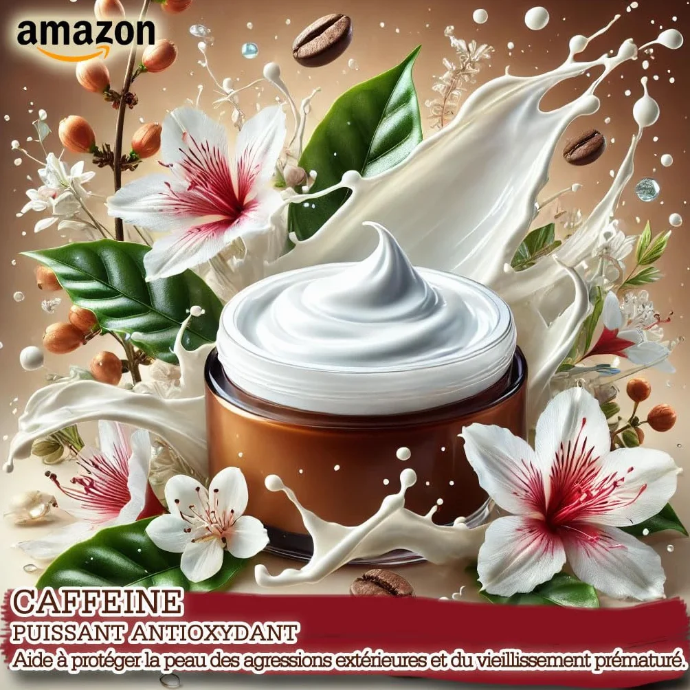CAFÉINE ANHYDRE 100 g Actif Cosmétique Pur Soins Raffermissants Antioxydants Contour des Yeux Cuir Chevelu DIY Beauté Formulations Maison