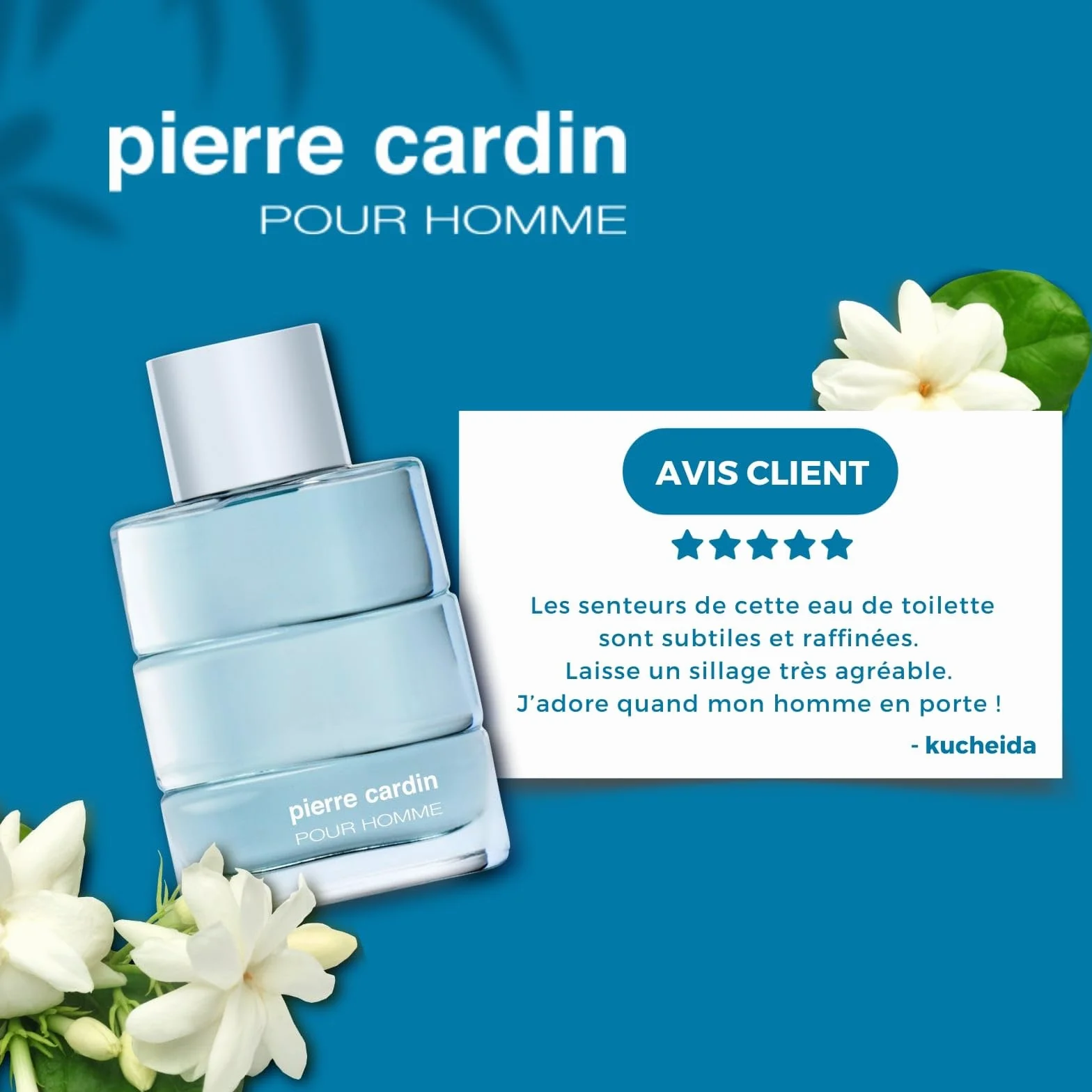 Pierre Cardin Coffret Pour Homme | Eau de Toilette 50ml + Gel Douche 150ml