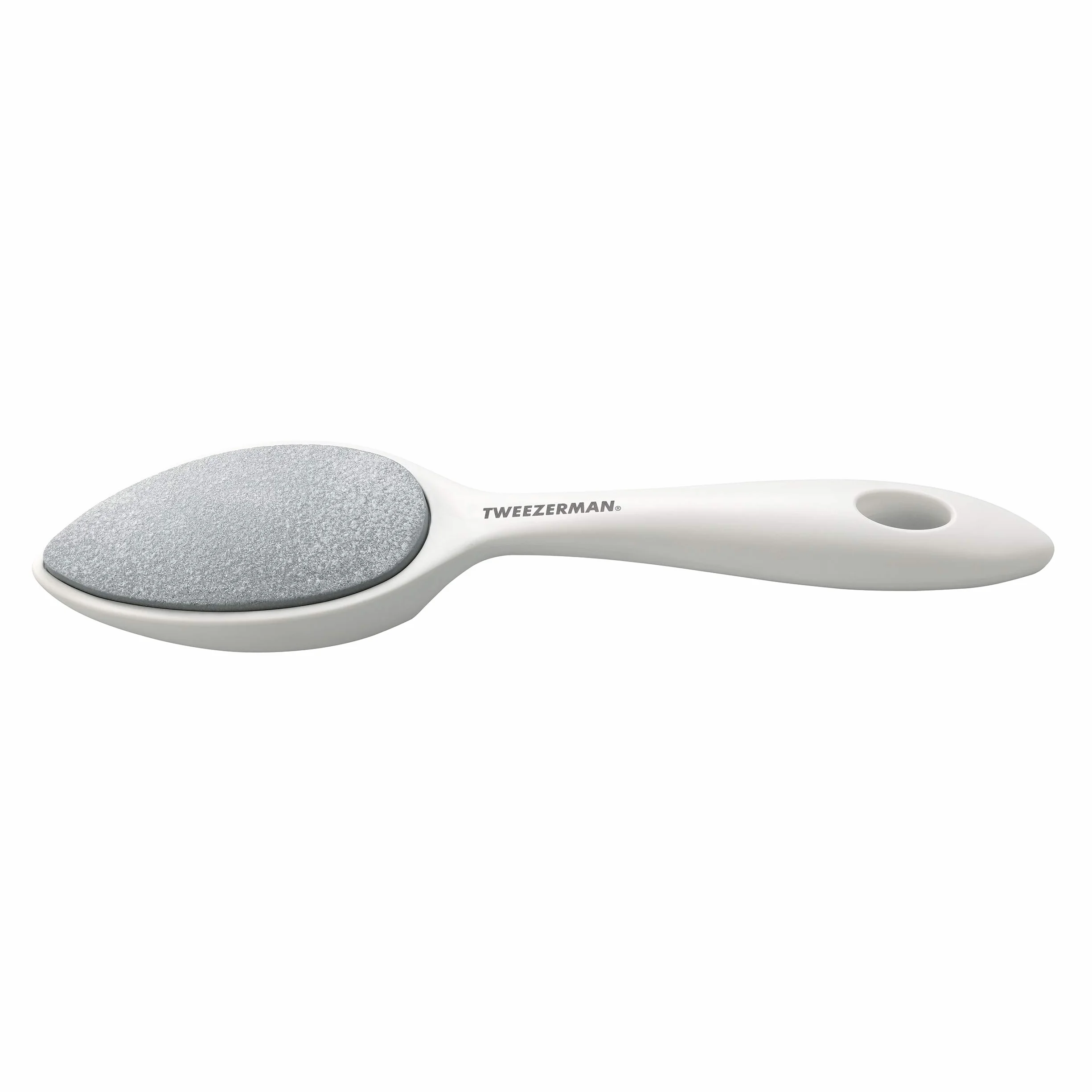 Tweezerman Outil antibactérien pour enlever les callosités - Pierre en céramique double face exfoliante et lissante pour pédicure