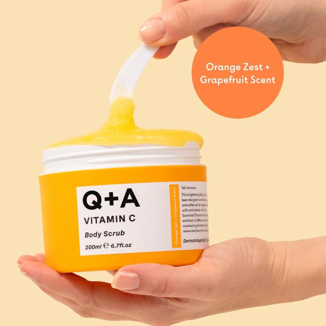 Gommage corporel à la vitamine C exfoliant éclaircissant hydratant au sucre 200 ml