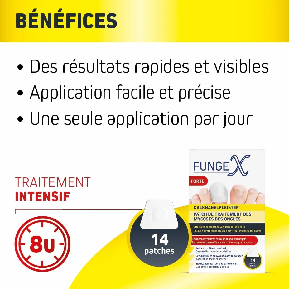 Patch de traitement des mycoses des ongles | Mycose des ongles | Alternative à la crème antifongique | Traitement du pied d'athlète