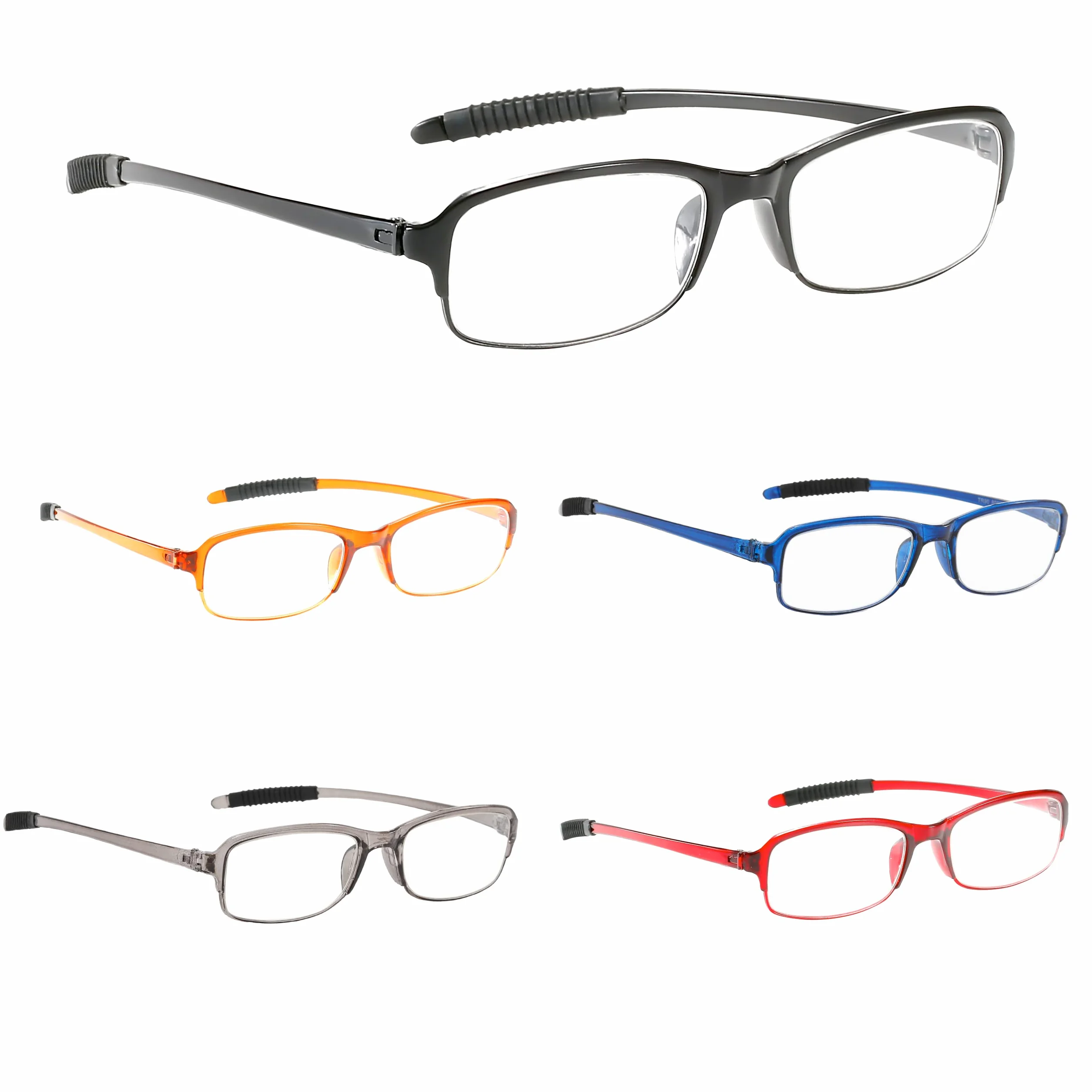 PROFLEX LIGHTWEIGHT lunettes de lecture antichoc pack de 5 force +1,0 à +4,0