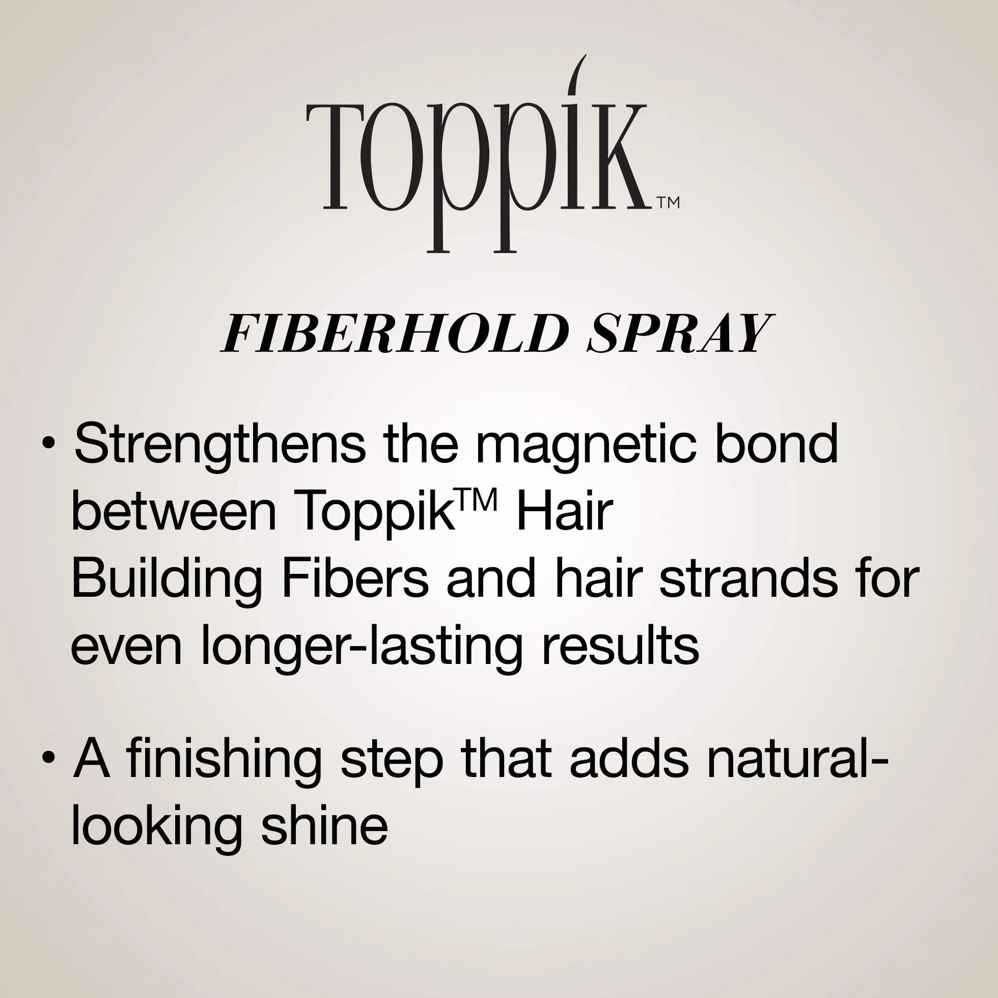 TOPPIK Spray Sublimateur 118ml - Laque Fixatrice Renforçant le Lien entre Fibres Capillaires et Cheveux