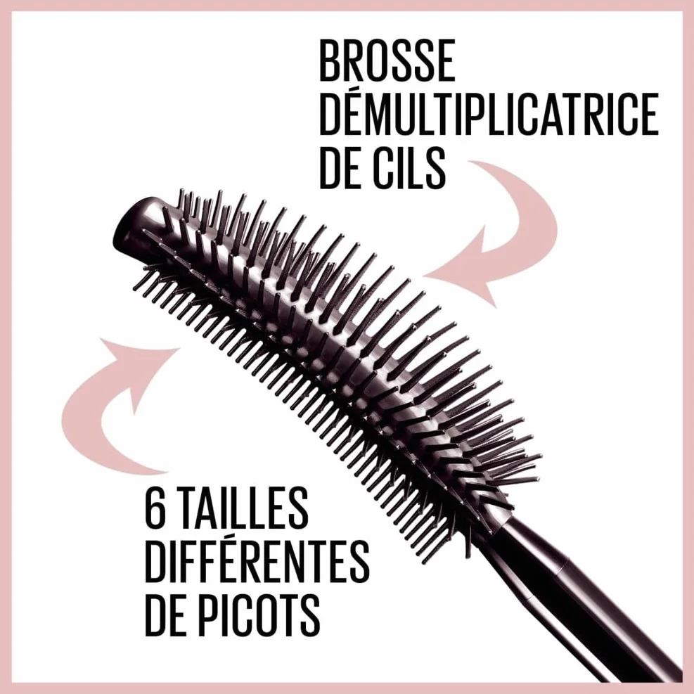 Maybelline New York Mascara Volume Waterproof Cils Sensational Noir 9,4 ml