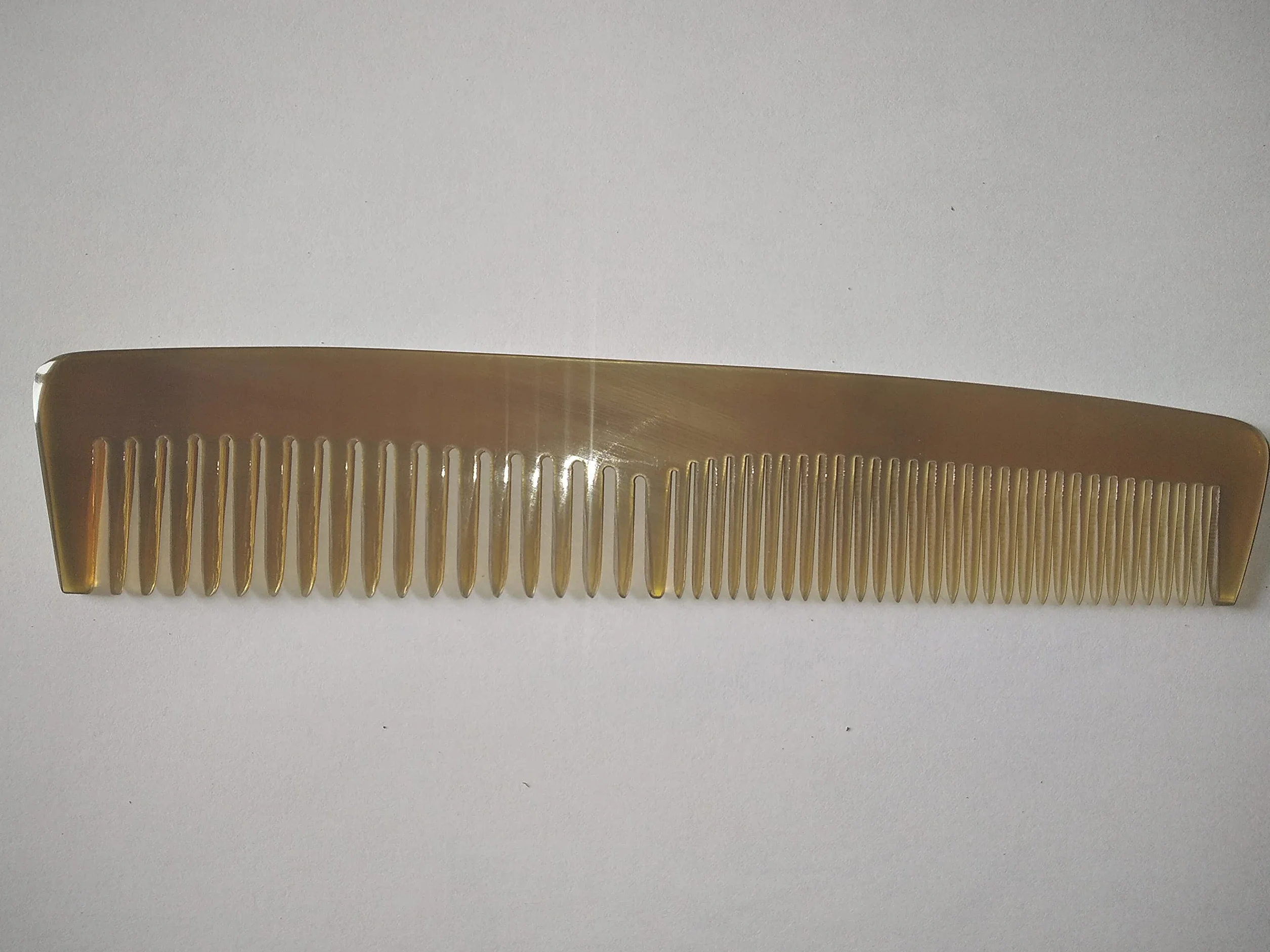 Peigne Démêloir en Corne Véritable 18,5 cm