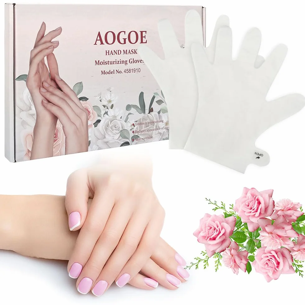 Masque de Main Hydratant 6 Paires Gants Soin Mains Hydratants Exfoliants Nourrissants
