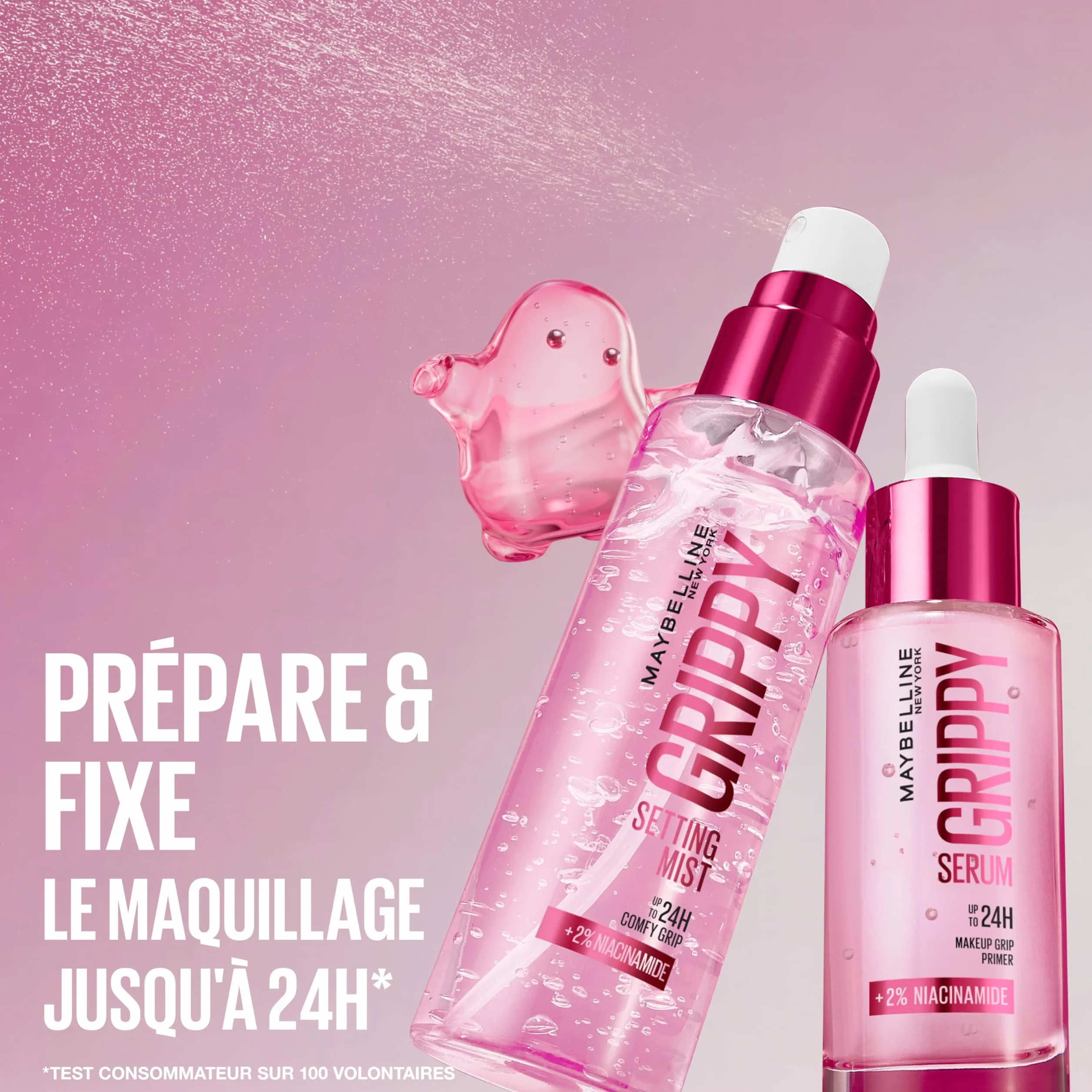 Maybelline New York Brume de Fixation Longue Tenue 24H Sans Transfert 100 ml