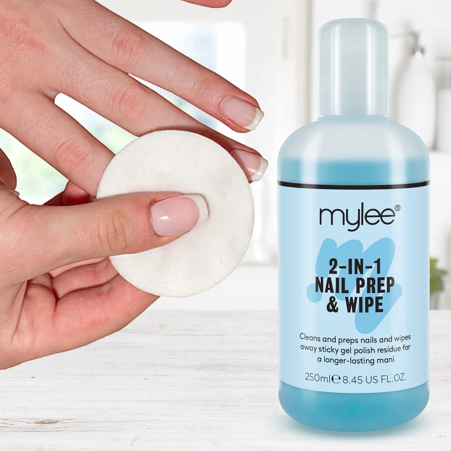 Mylee Dissolvant professionnel à l’acétone Prép et nettoyant 2x250ml UV LED