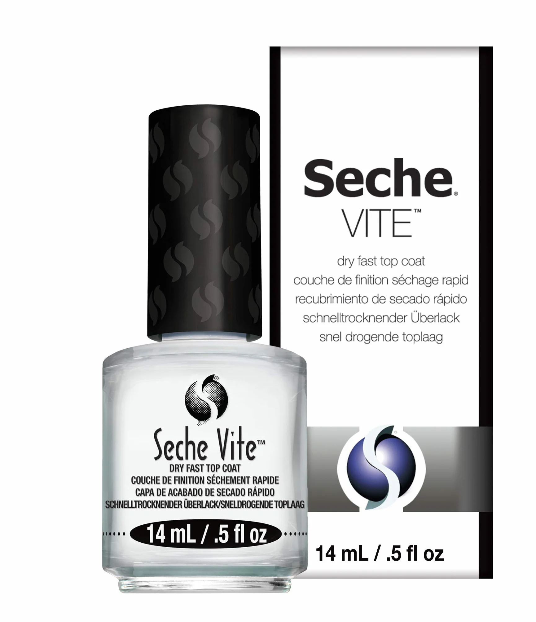 Seche Vite Dry Fast Top Coat Clear 14 ml Vernis à ongles à séchage rapide